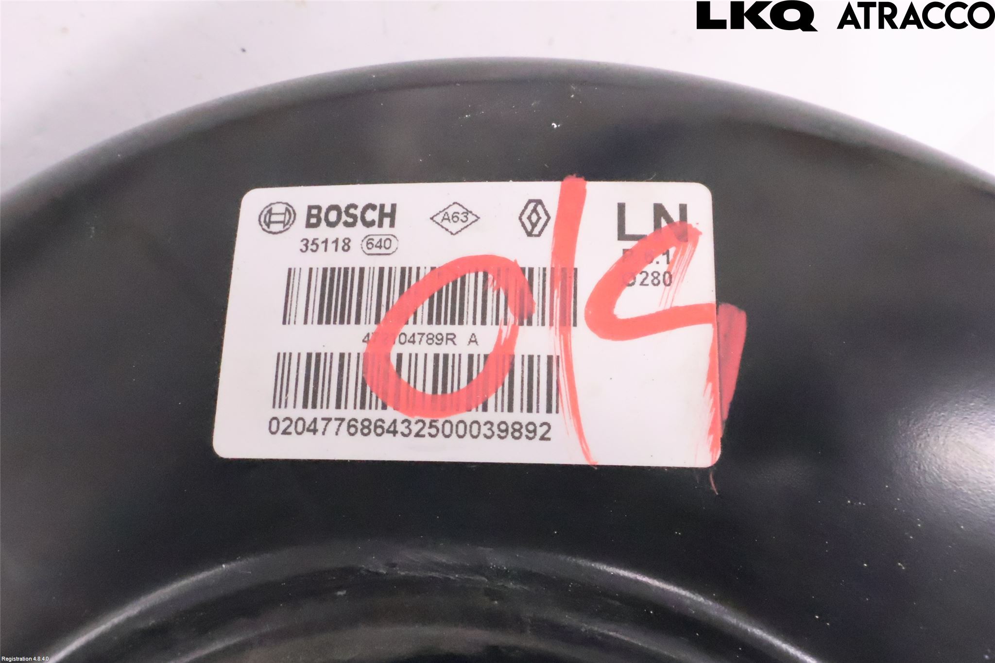 Renault MEGANE IV 16-23 Bromsservo