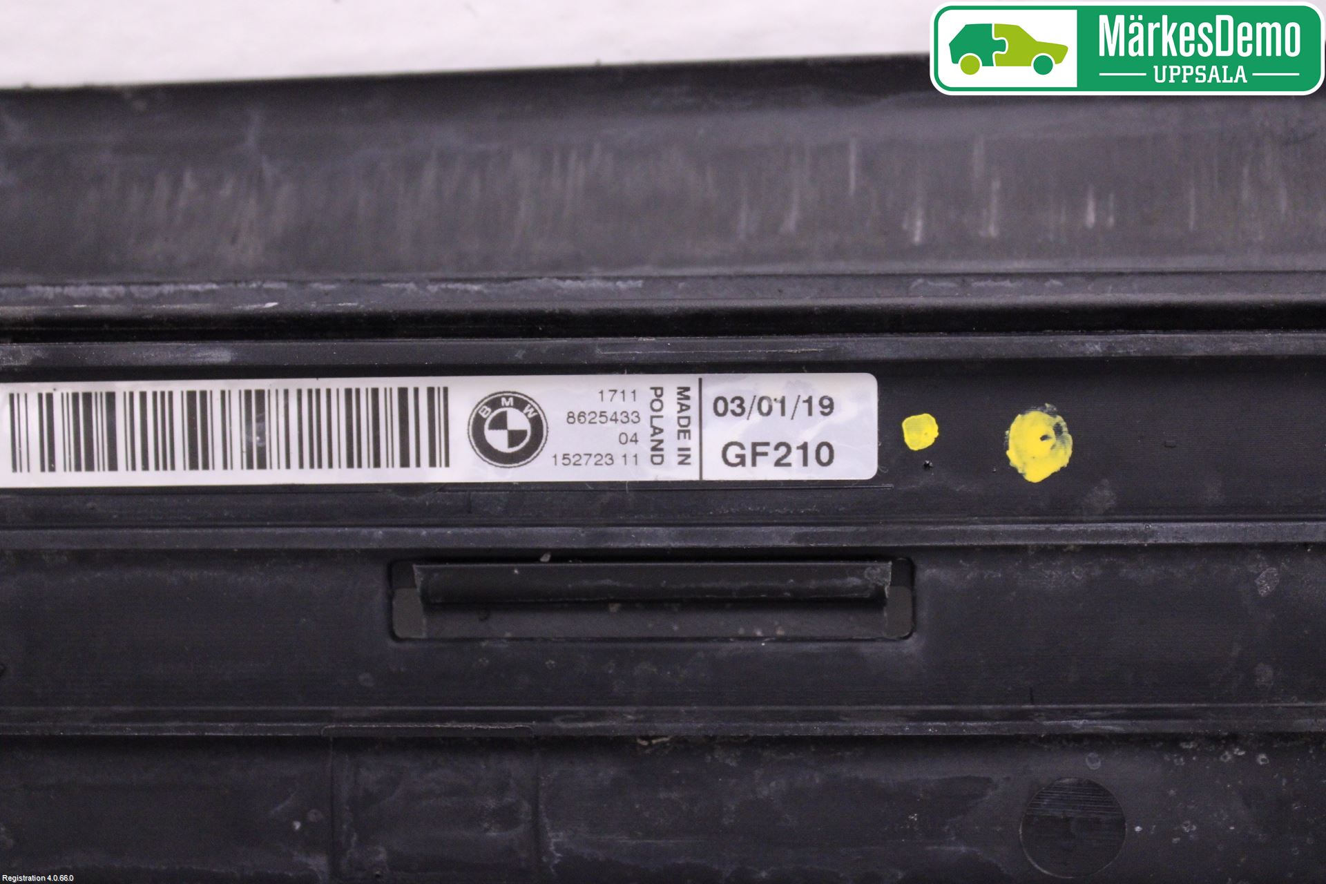 BMW 3 GT F34 13-19 Kylarfäste-Ram-Balk