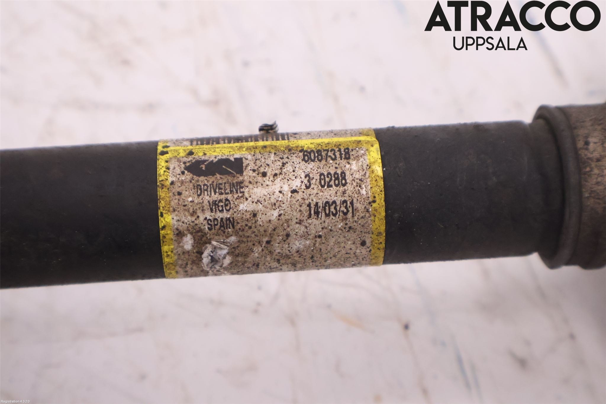 Opel MERIVA B 10-17 Drivaxel Fram Höger