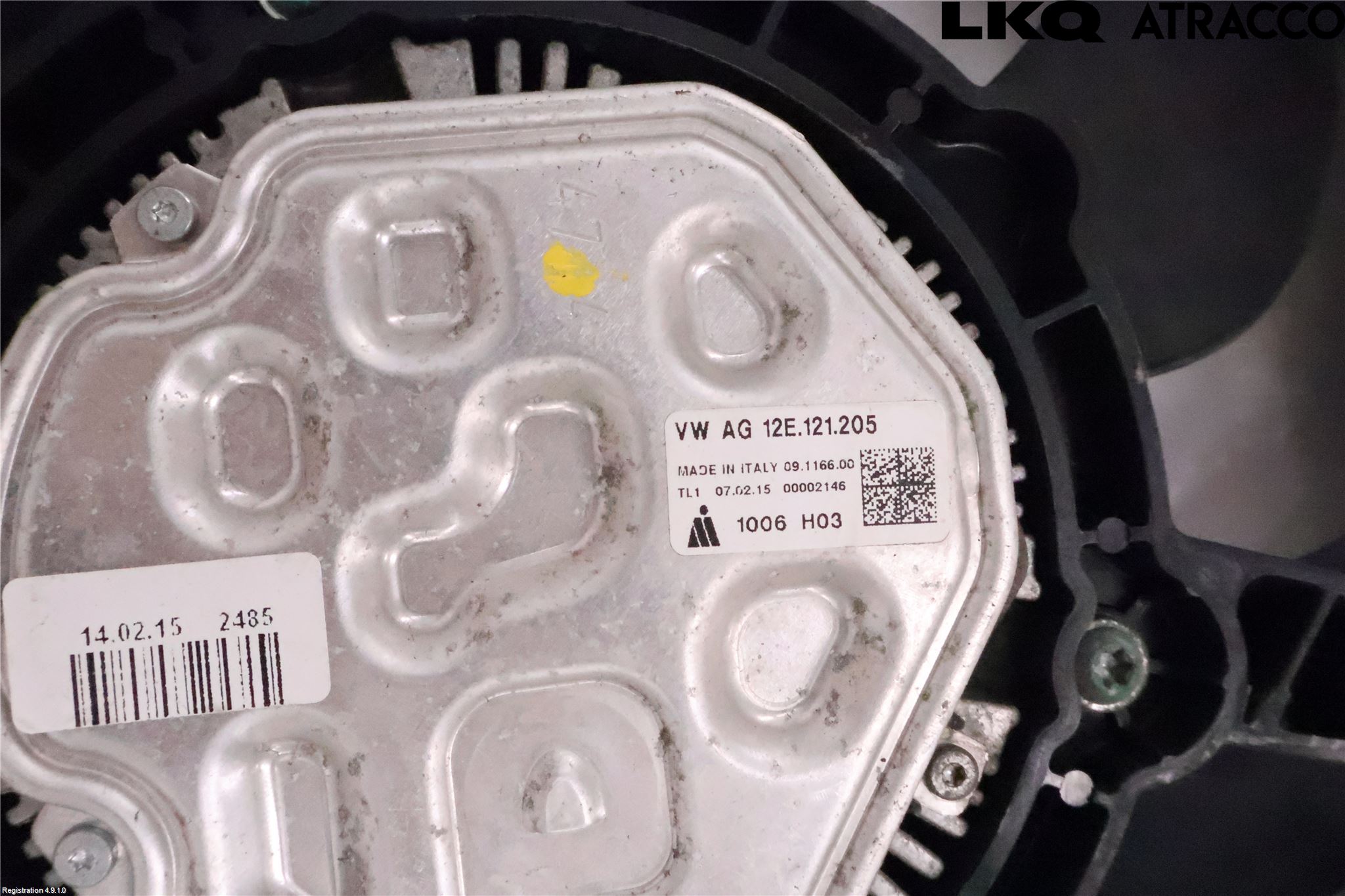 Volkswagen VW UP! / E-UP! Kylfläkt El