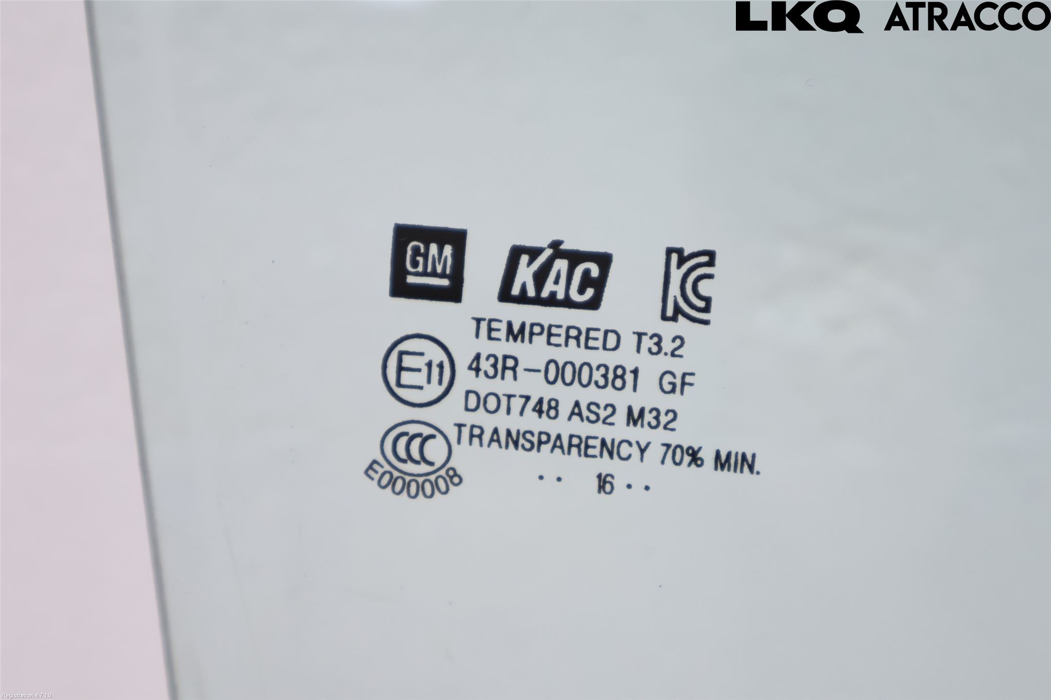 Opel KARL 16-19 Dörruta Fram Höger