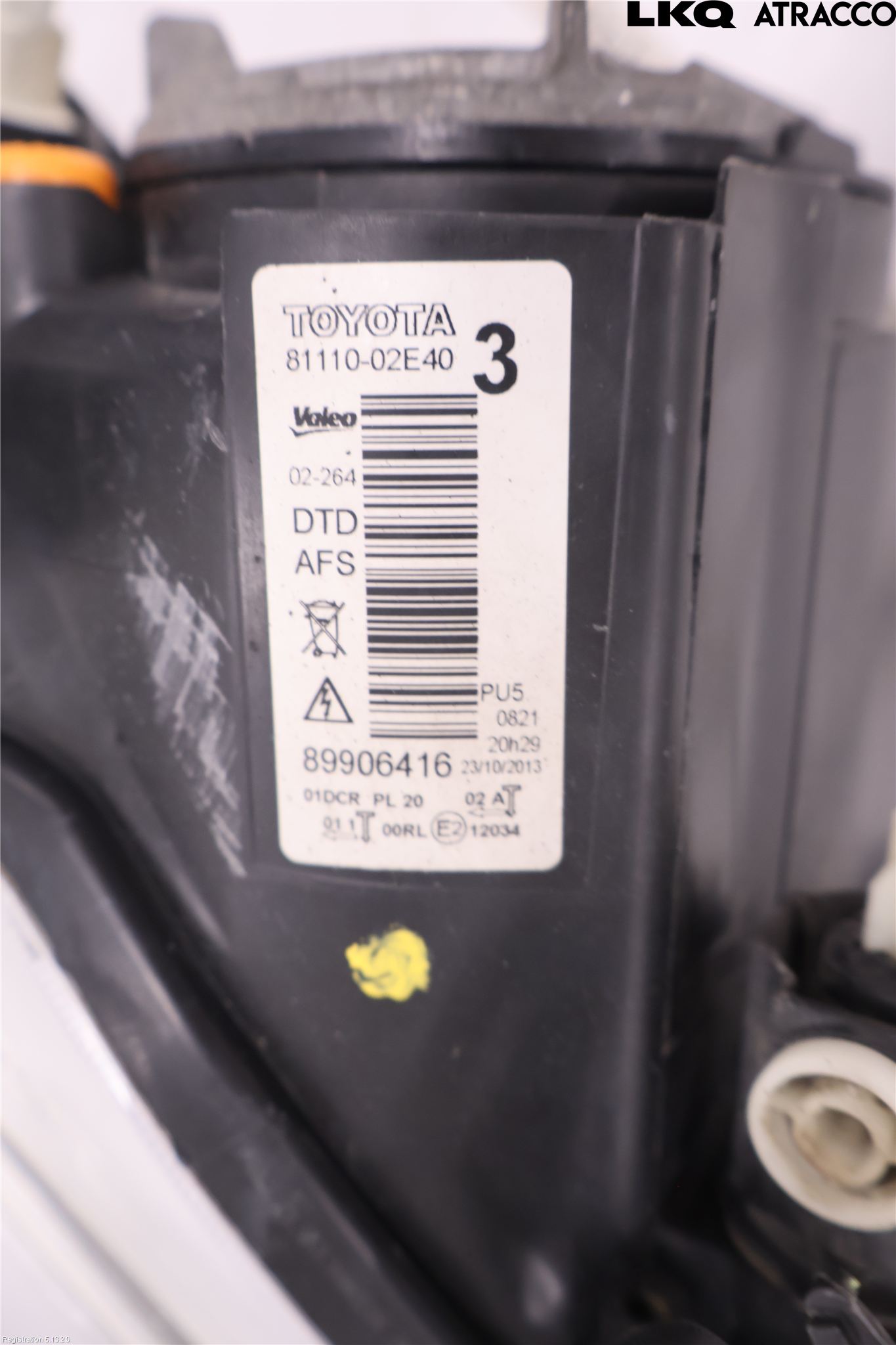 Toyota AURIS 13-19 Strålkastare Höger