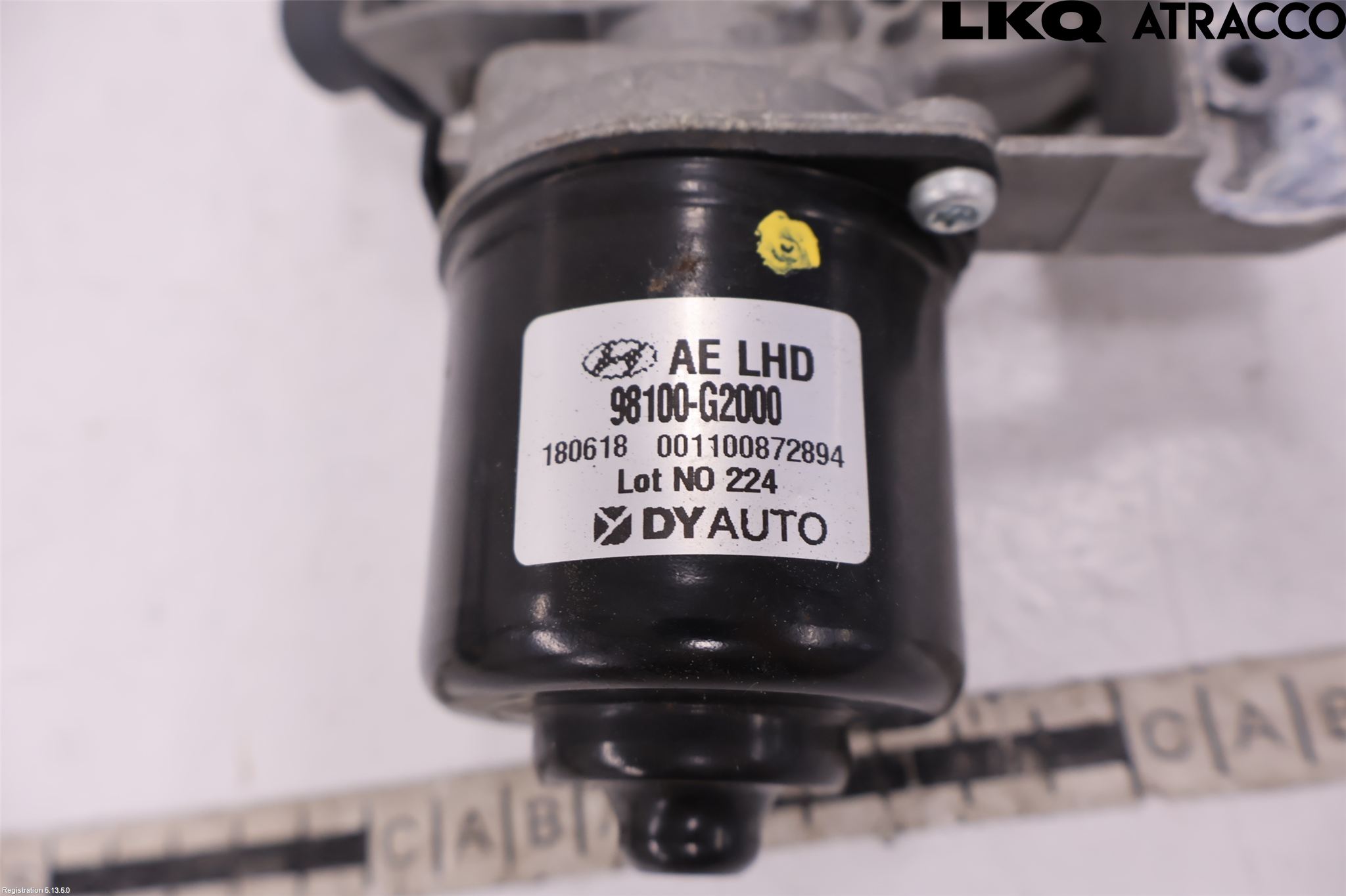 Hyundai IONIQ AE 17-22 Torkarmotor Vindruta