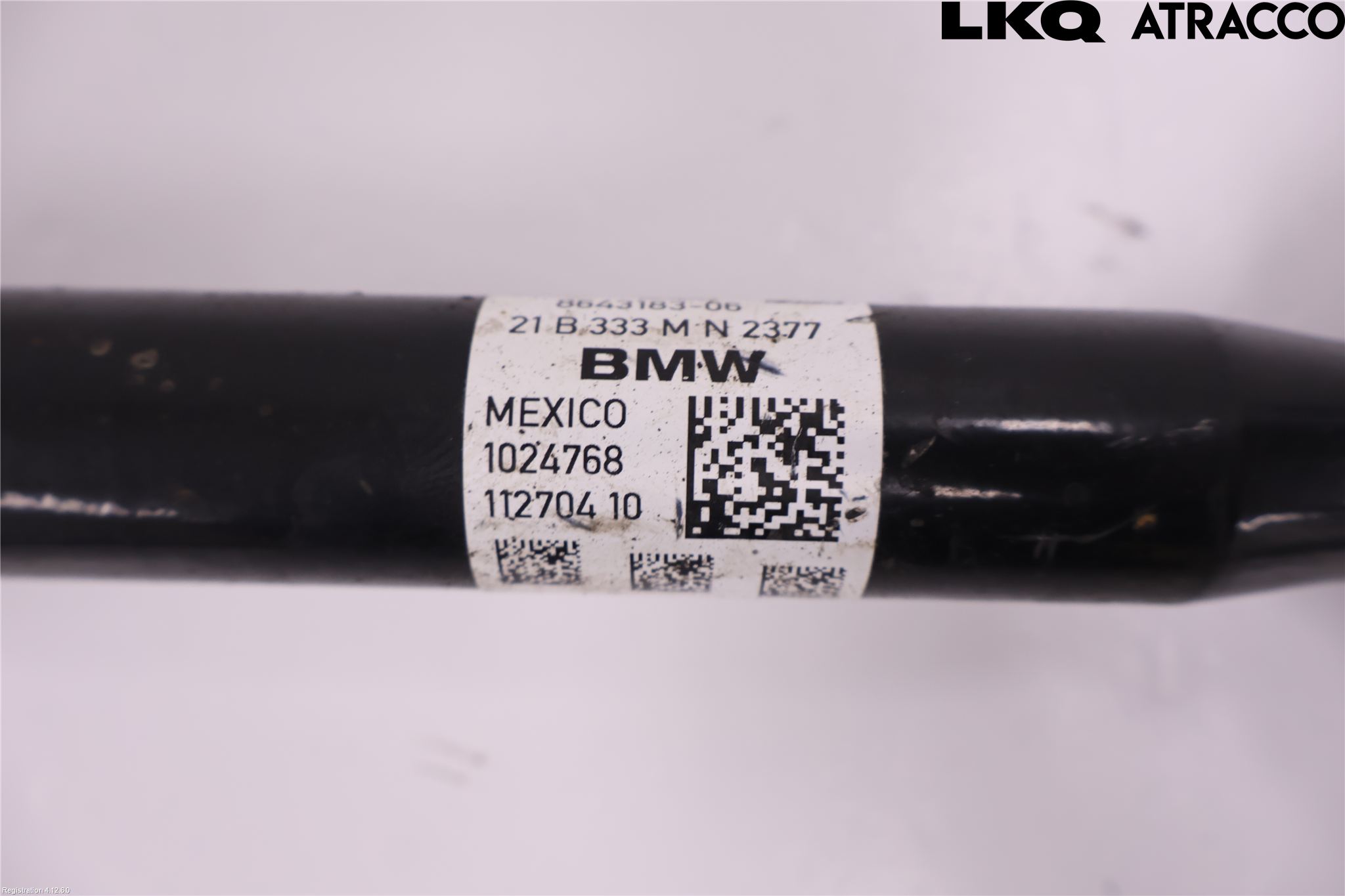BMW X3 G01 18- Drivaxel Fram Vänster