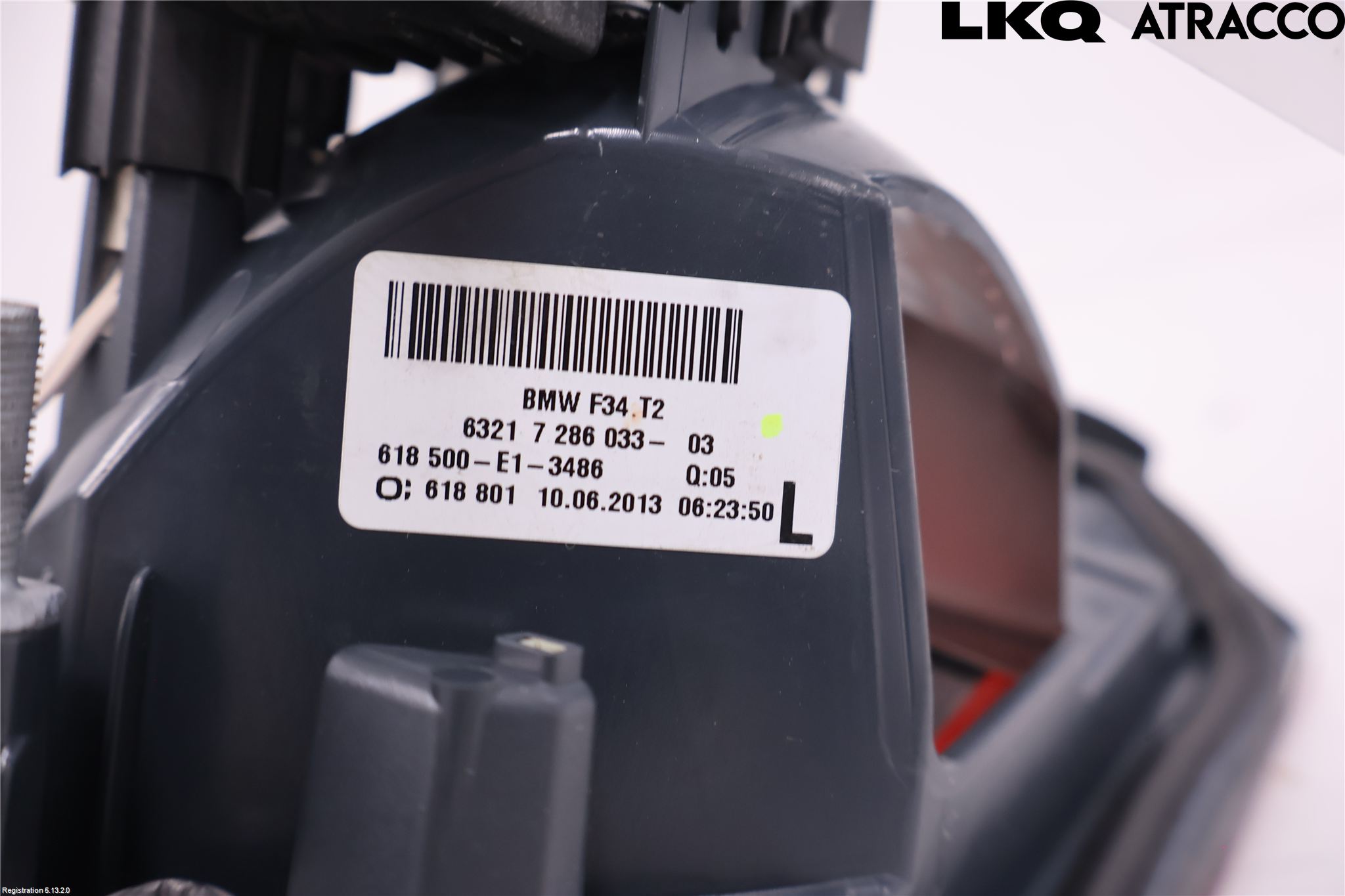 BMW 3 GT F34 13-19 Bakljus Lucka Vä