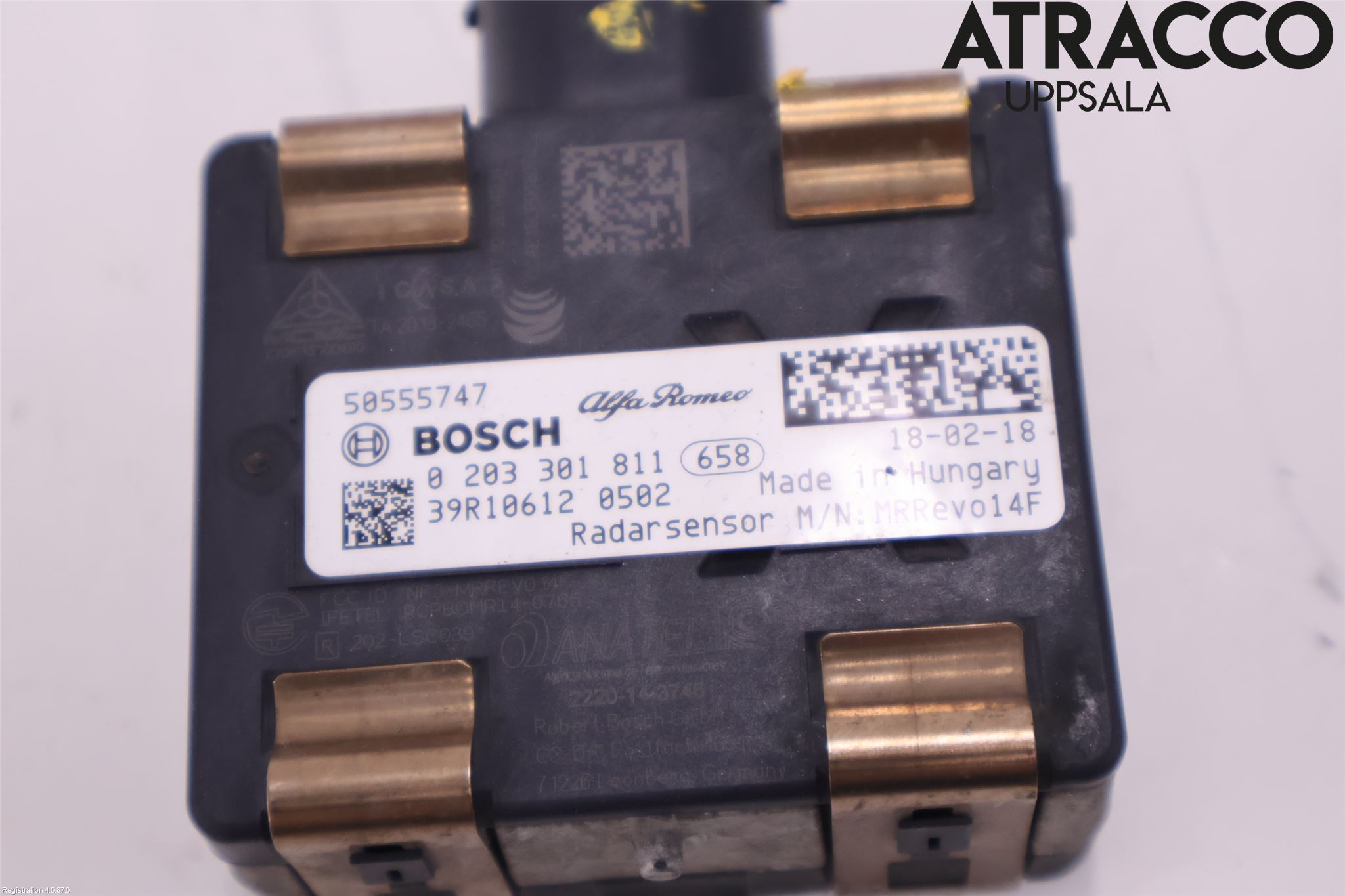 Alfa STELVIO 17- Sensor Adaptiv Farthållare