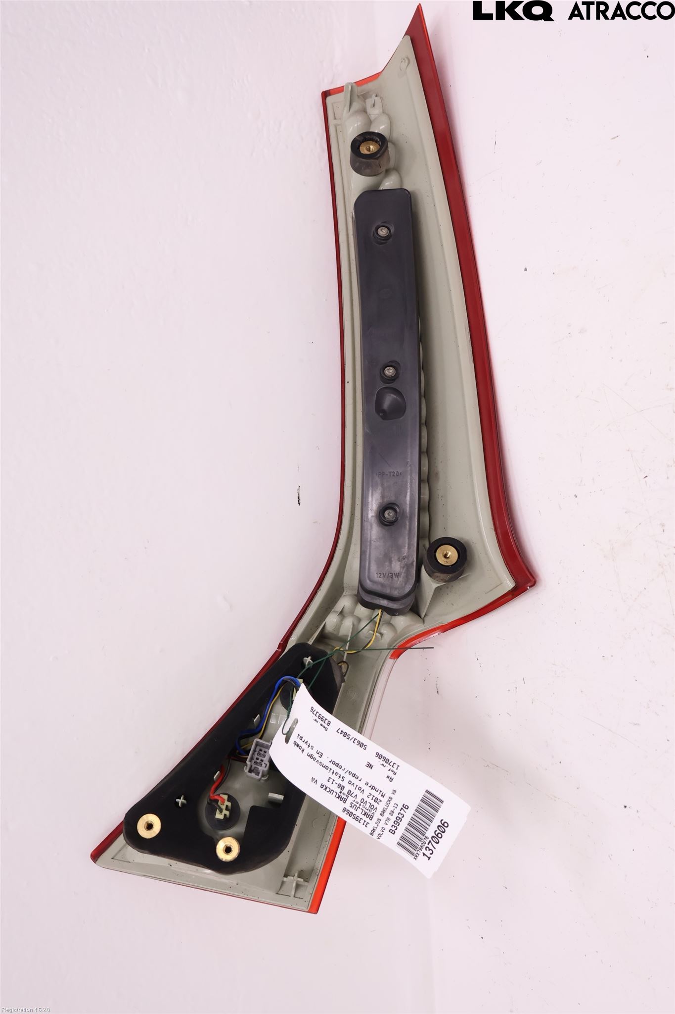 Volvo V70 08-13 Bakljus Lucka Vä