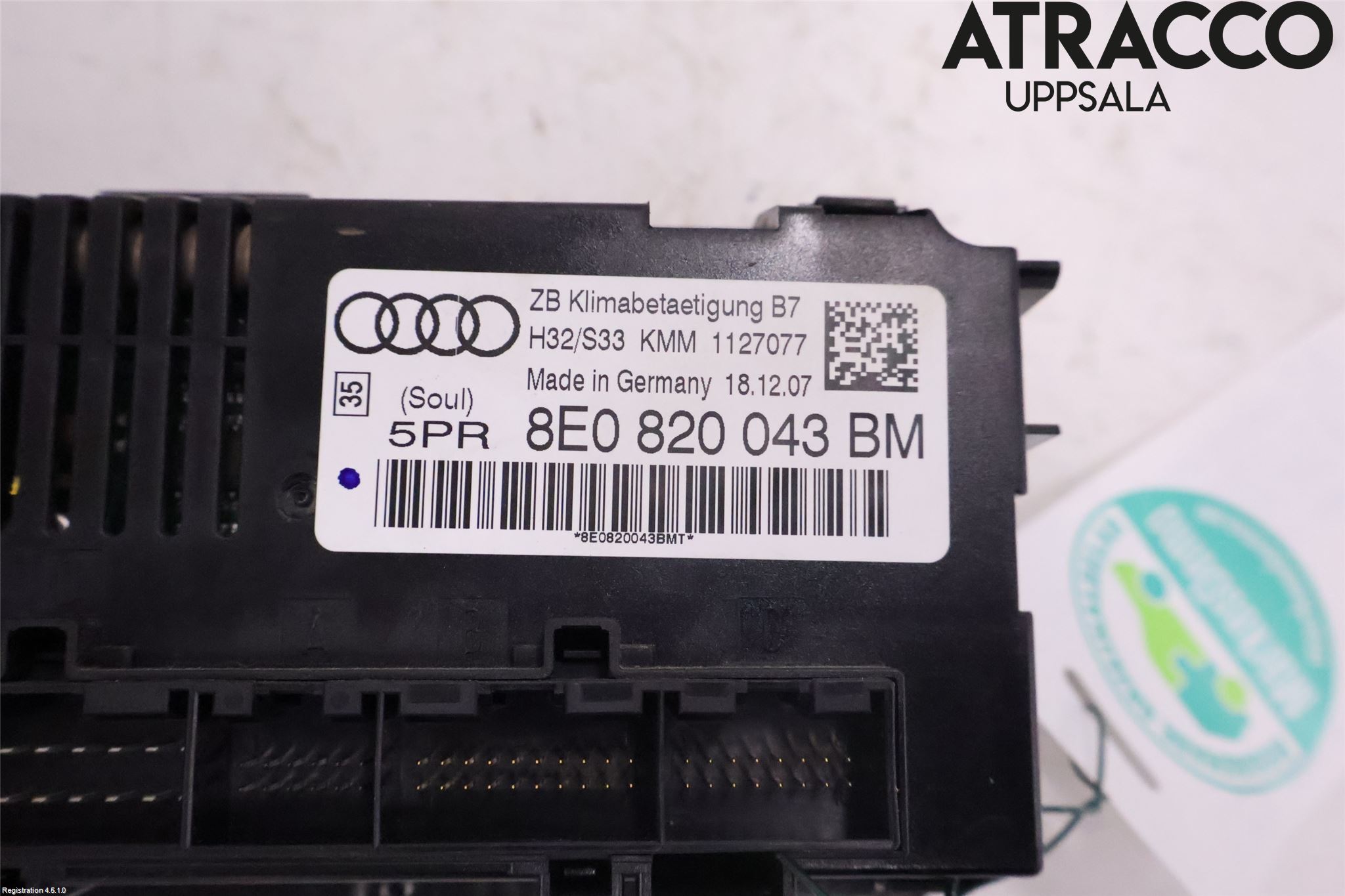 Audi A4/S4 05-07 Ac Styrenhet Ac Manöveren