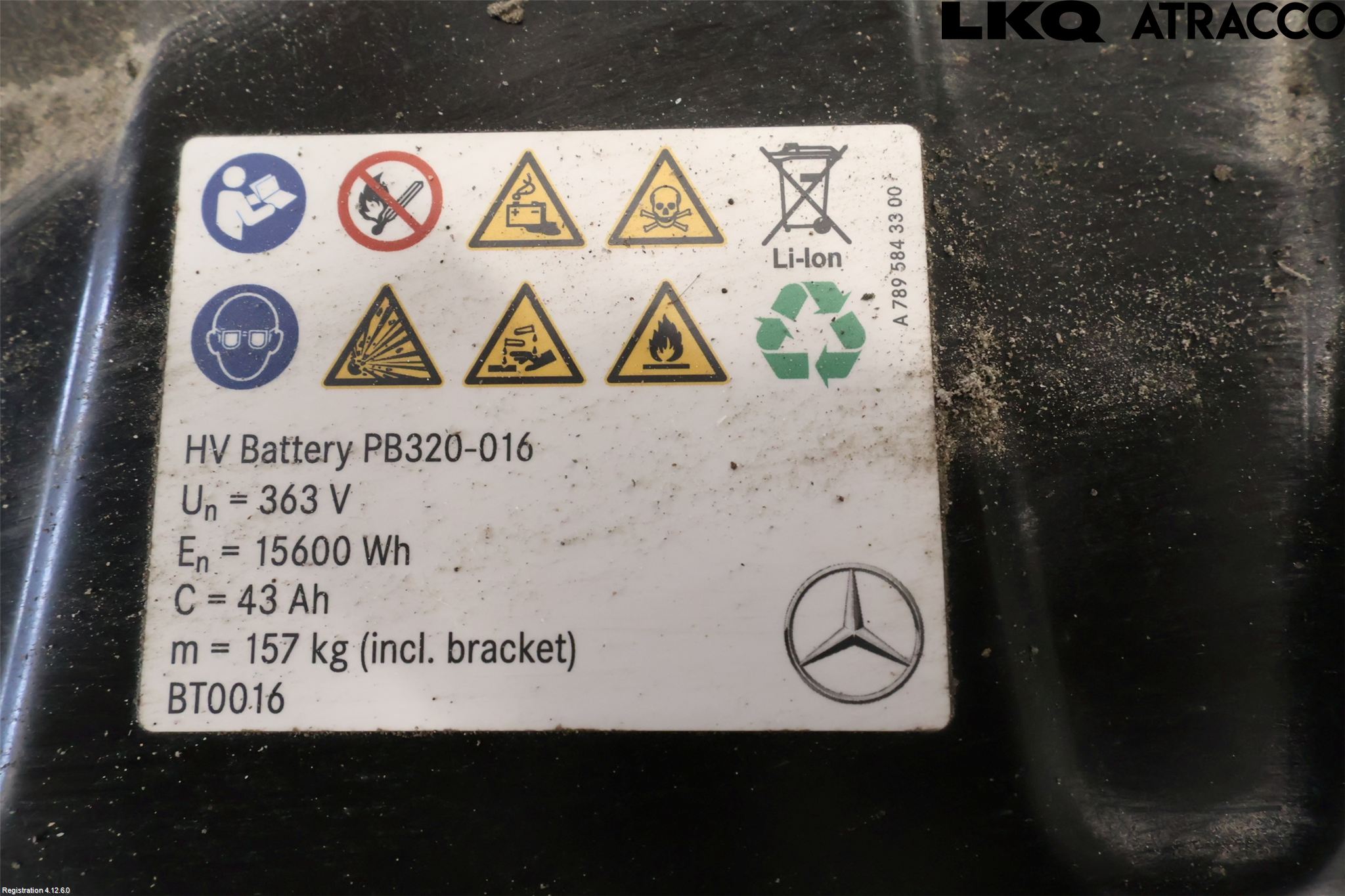 Mercedes-Benz MB GLA-KLASS (H247) 20- Batteri Högspänning