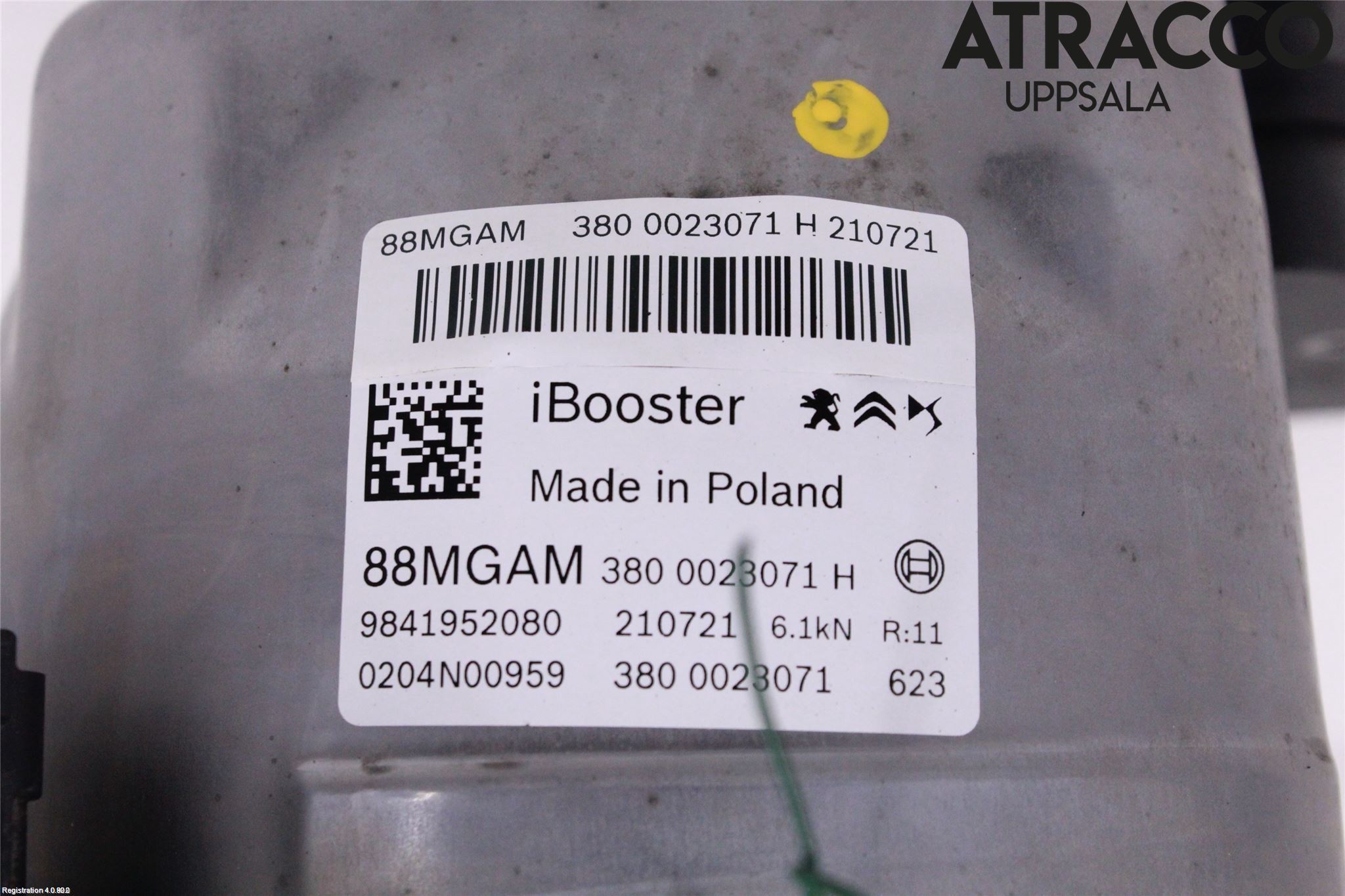 Opel GRANDLAND X 18- Bromsservo