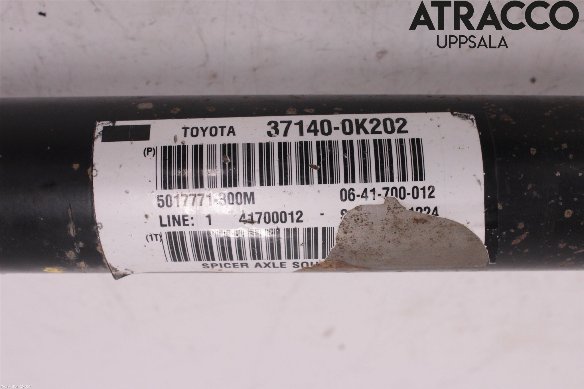 Toyota HILUX 16- Mellanaxel Främre