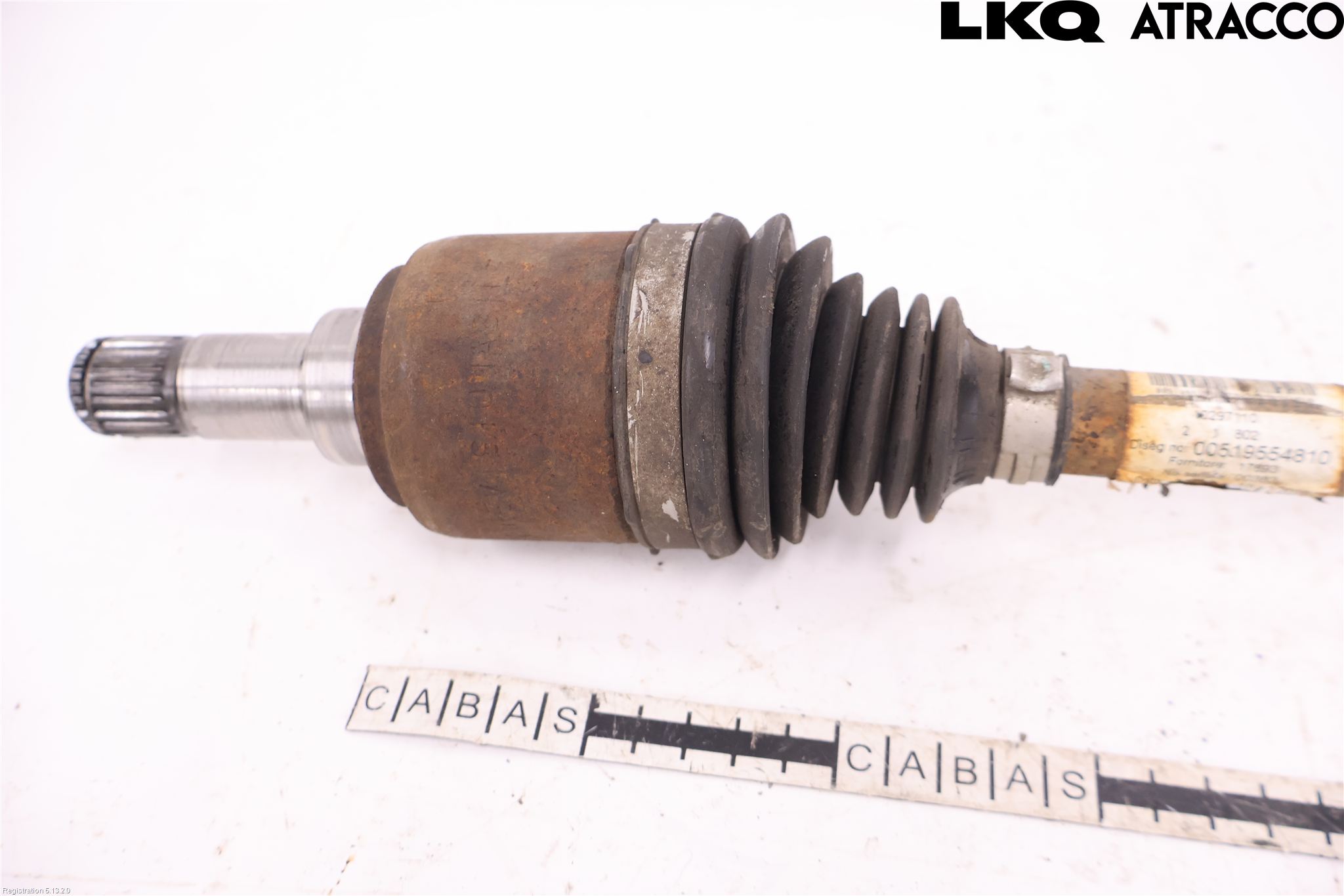 Fiat 500 07- Drivaxel Fram Vänster