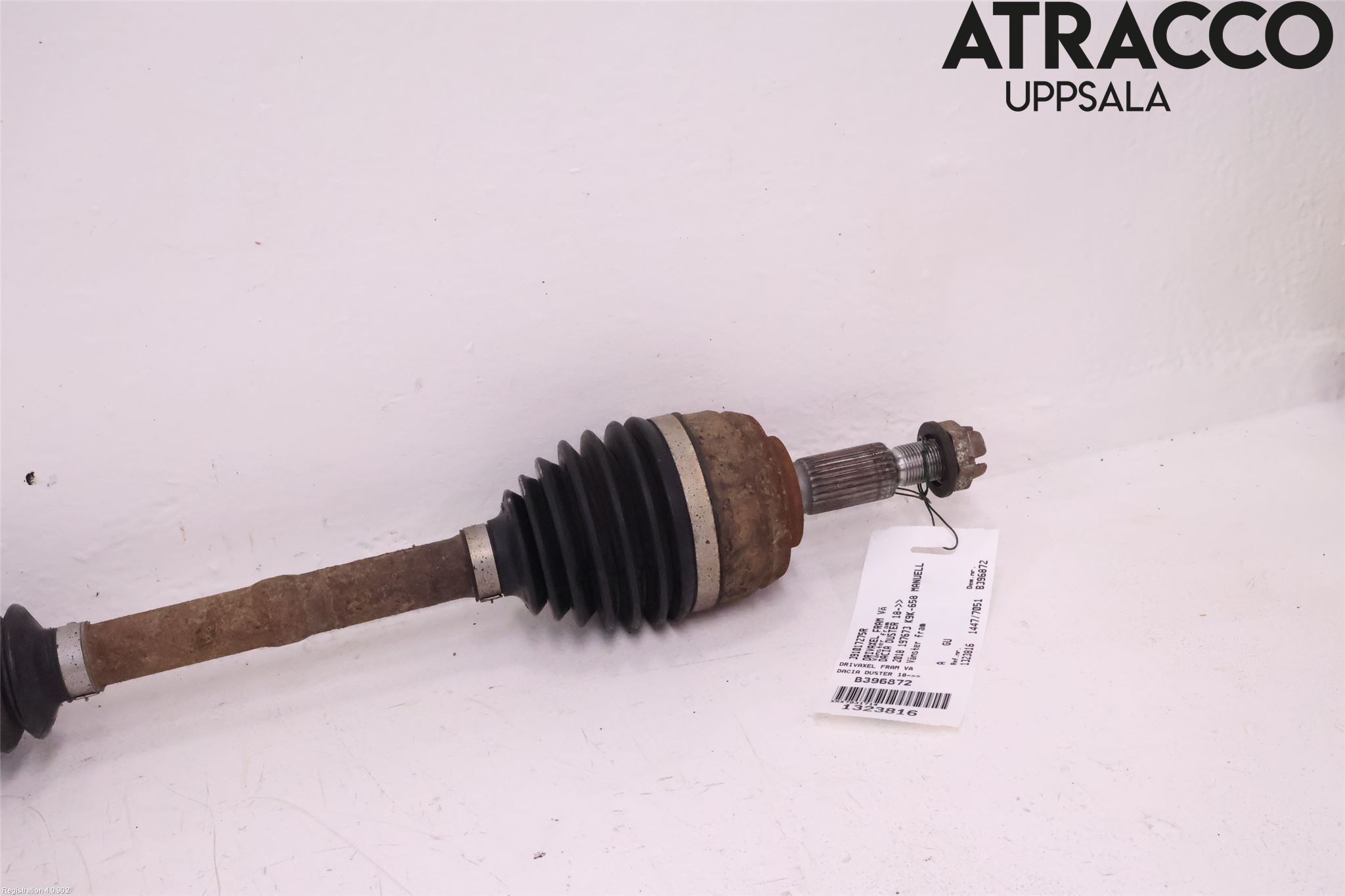 Dacia DUSTER 18-24 Drivaxel Fram Vänster