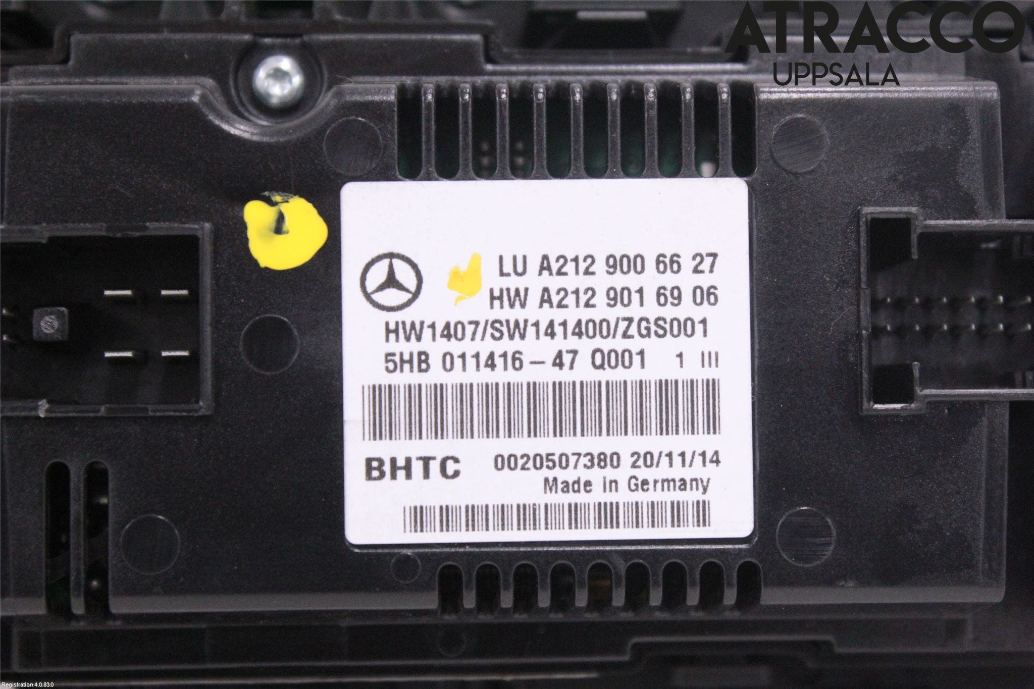 Mercedes-Benz MB E-KLASS (W212) 09-16 Ac Styrenhet Ac Manöveren