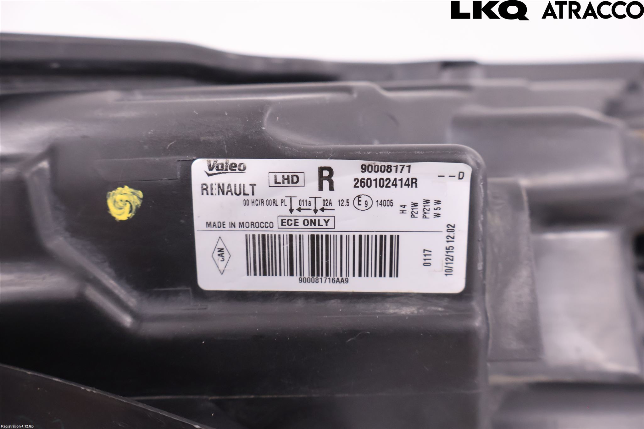 Dacia DOKKER 13- Strålkastare Höger