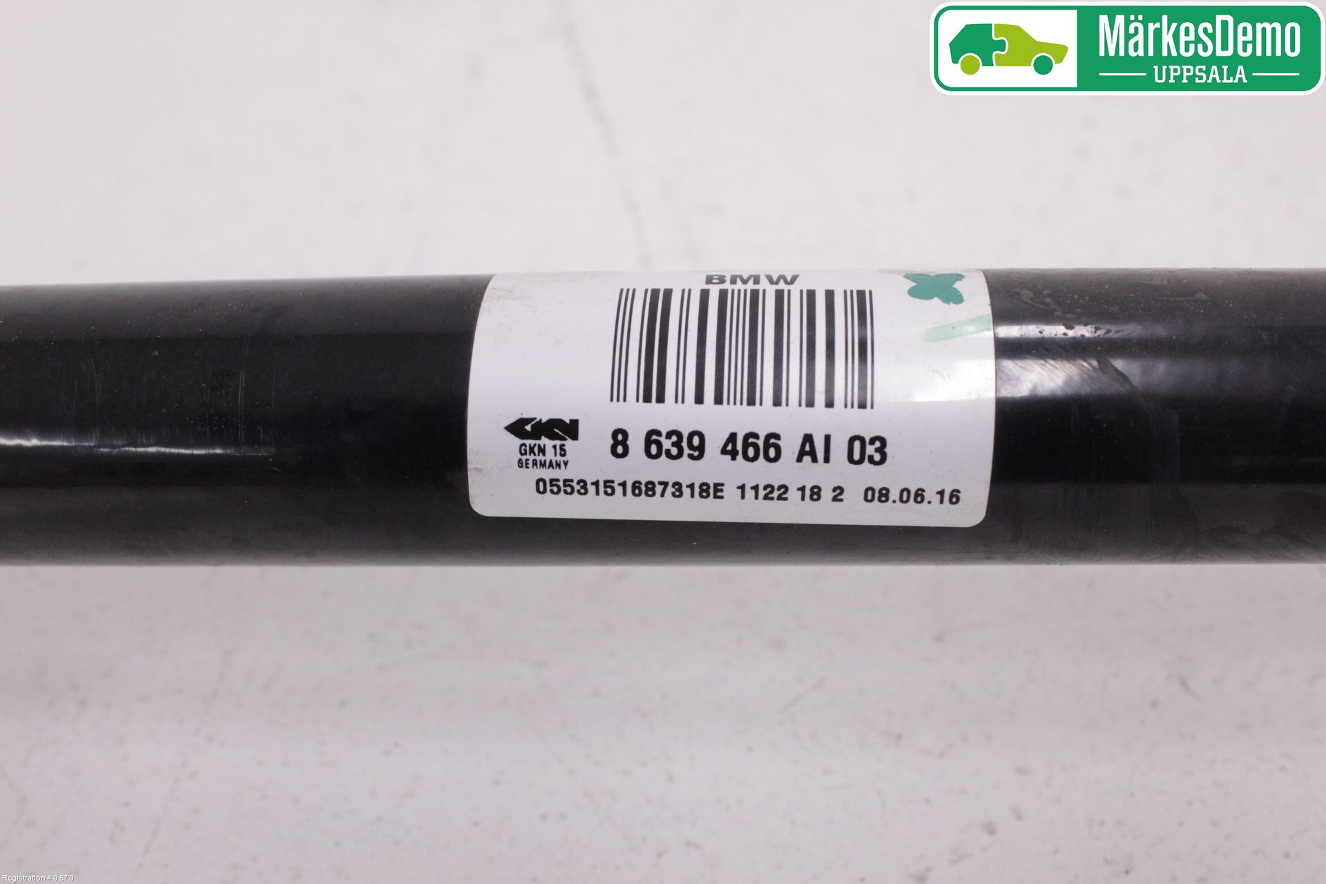 BMW 7 G11/G12 15-22 Drivaxel Bak Höger