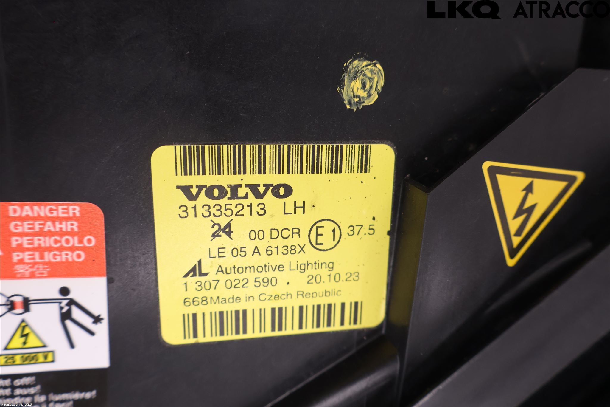 Volvo C30 07-10 Strålkastare Vänster