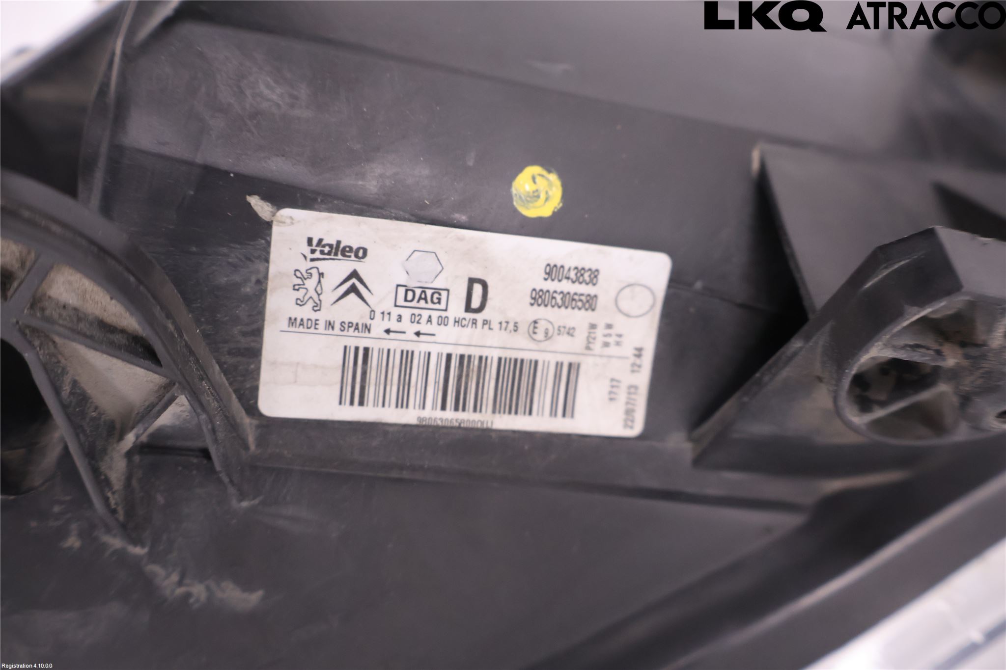 Citroen BERLINGO 08-18 Strålkastare Höger