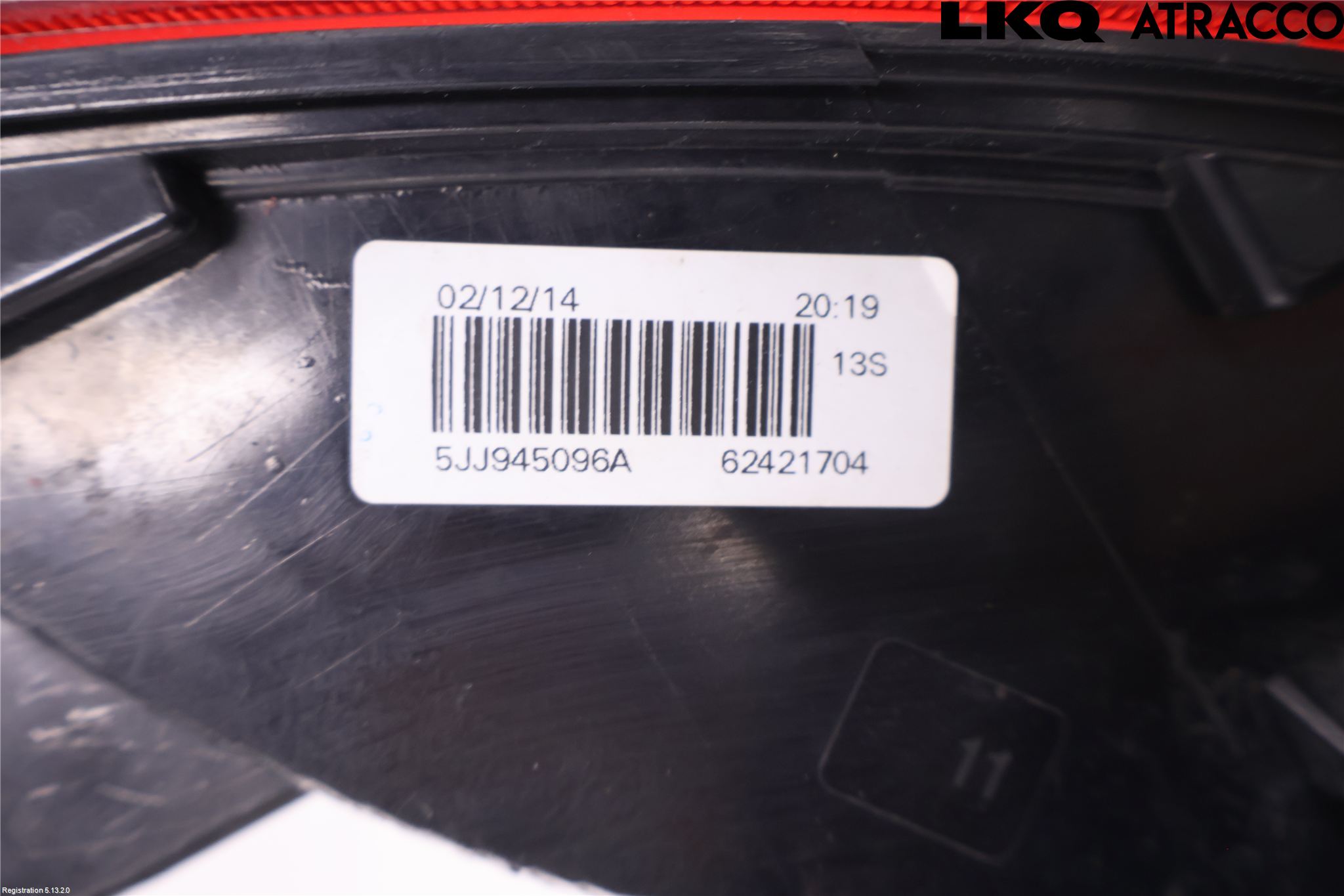 Skoda RAPID Bakljus Höger