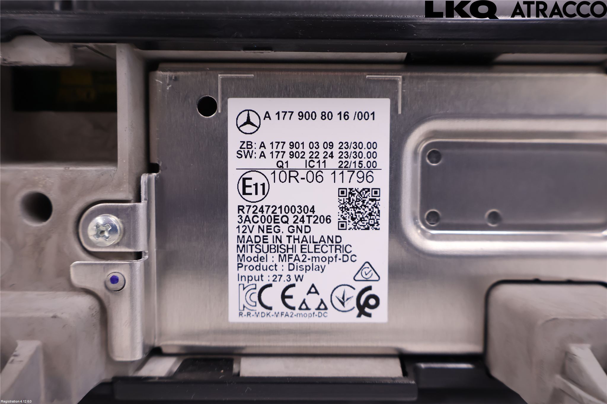 Mercedes-Benz MB EQB (X243) 22- Instrument Komb