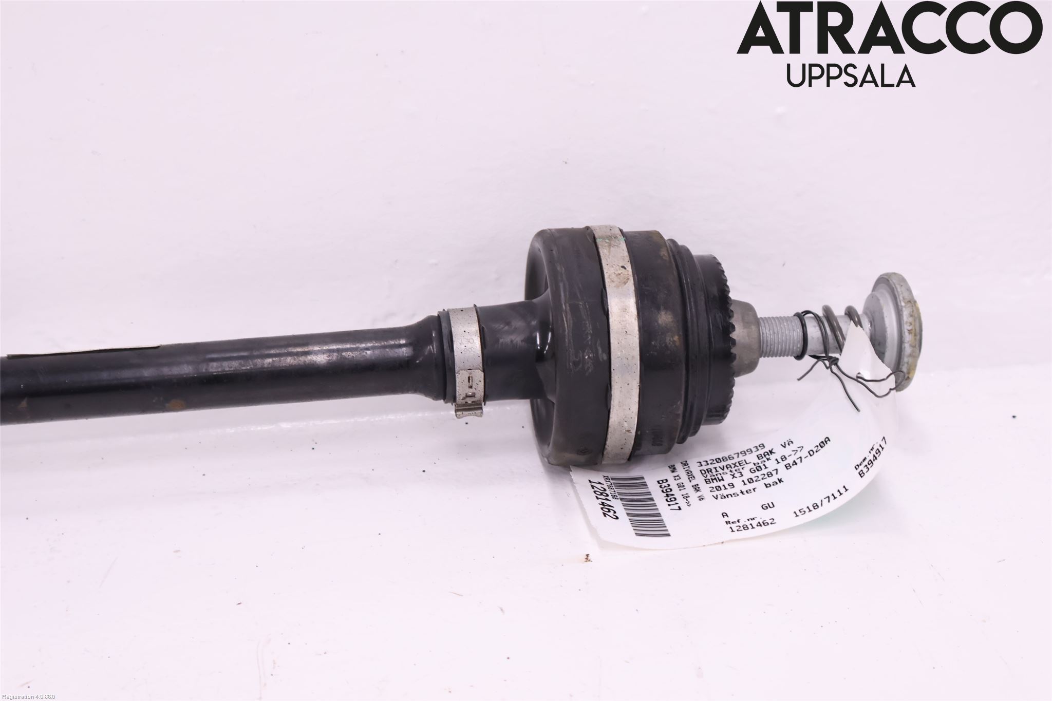 BMW X3 G01 18- Drivaxel Bak Vänster