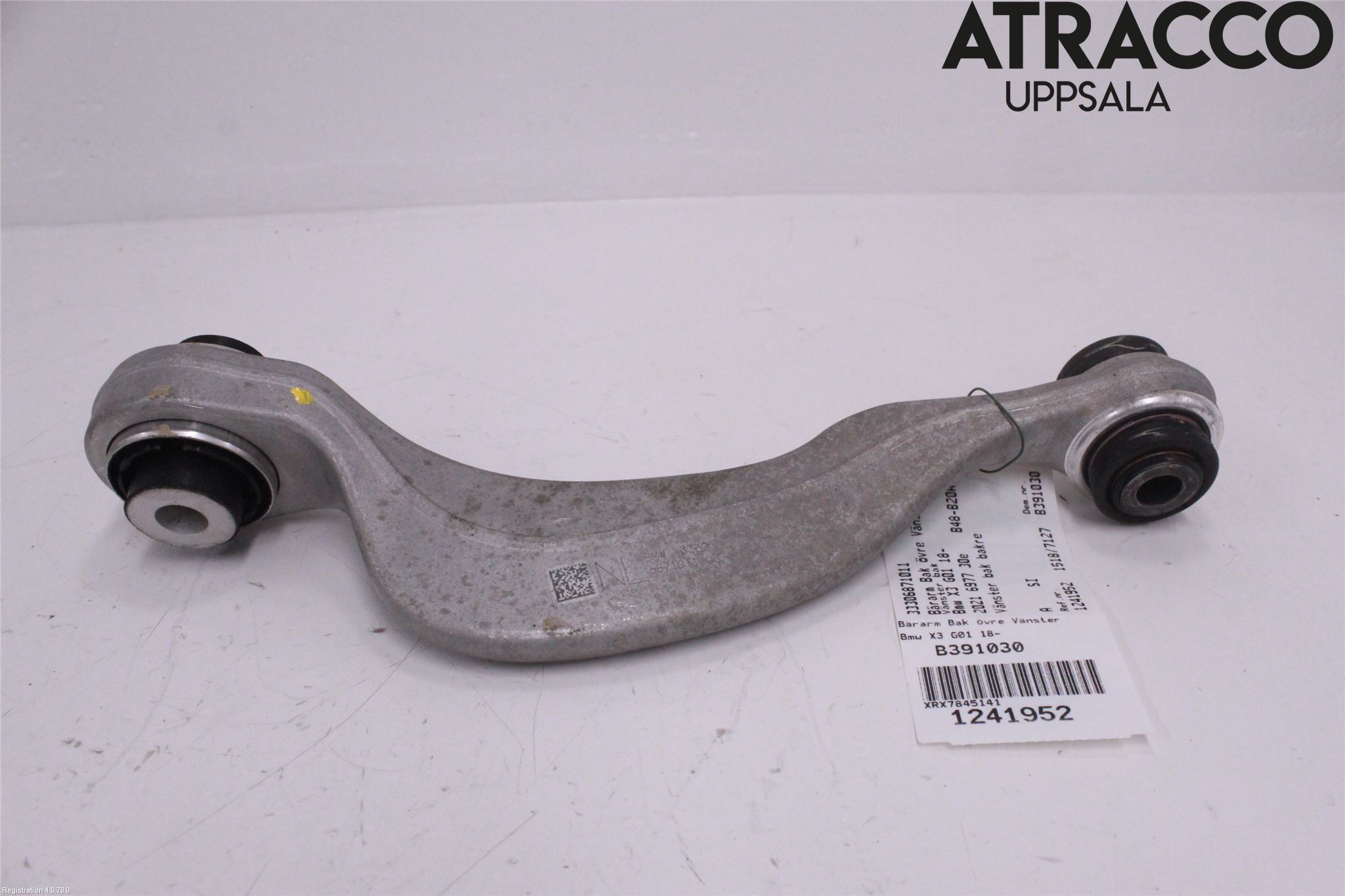 BMW X3 G01 18- Bärarm Bak Övre Vänster