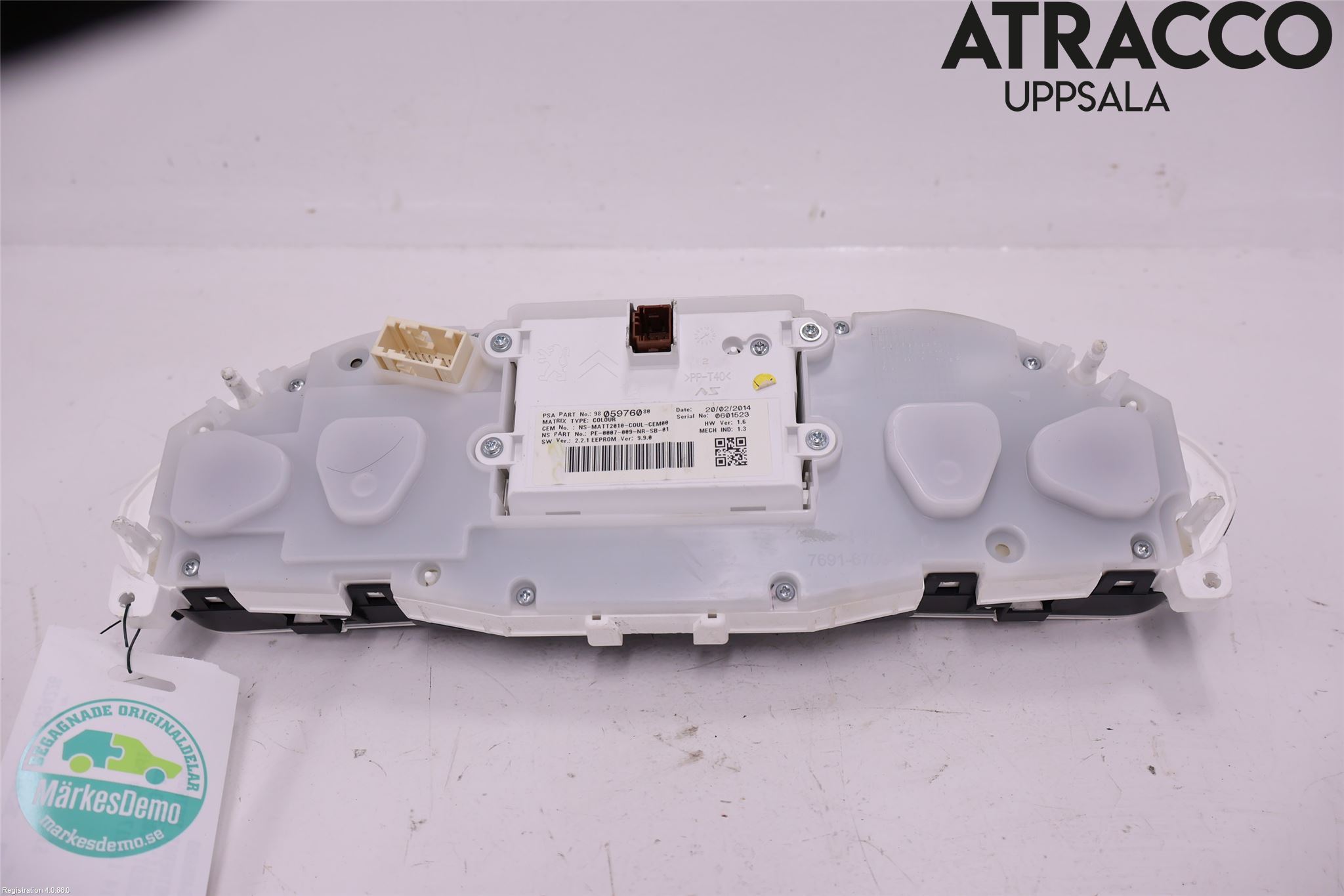 Peugeot 2008 13-20 Instrument Komb