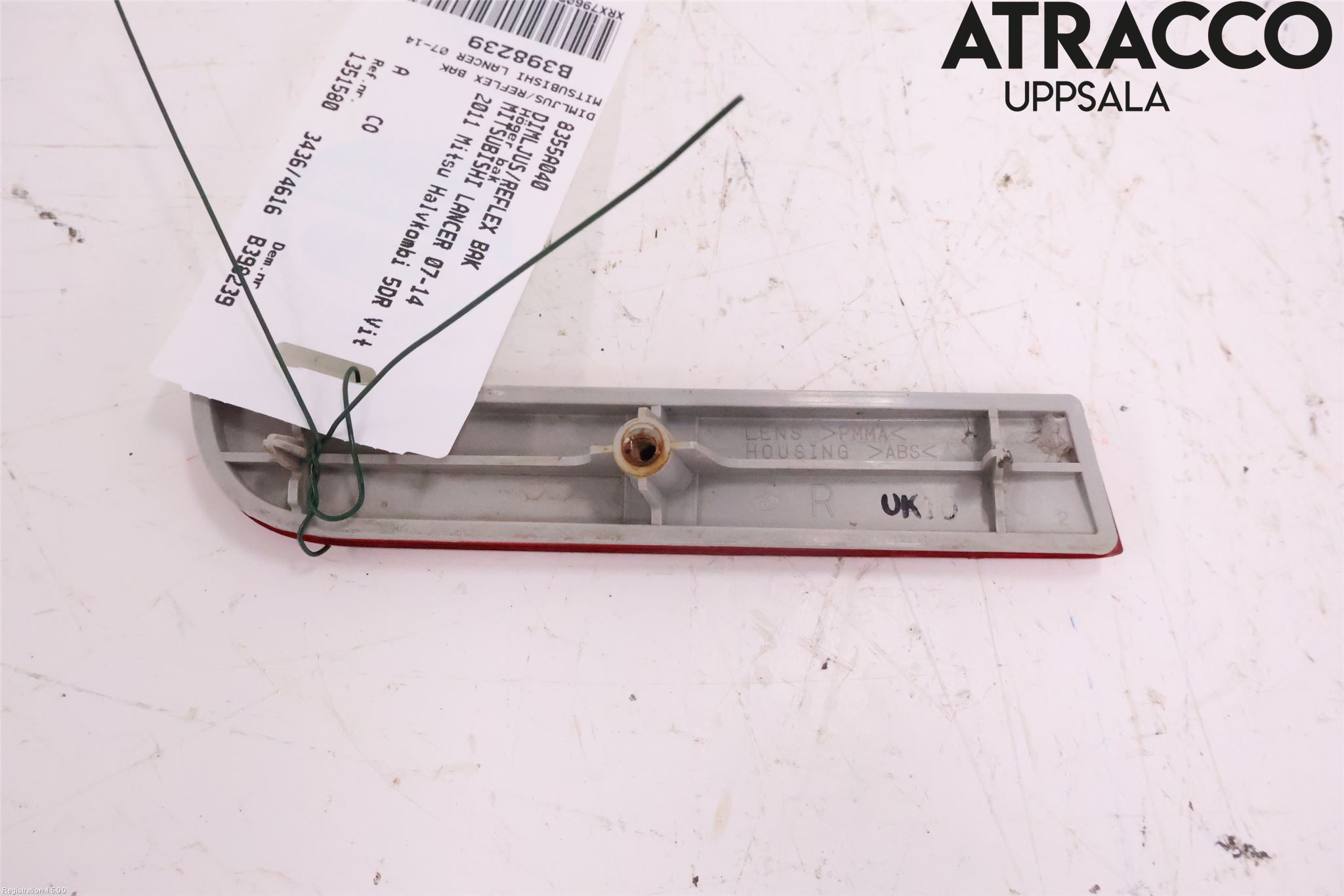 Mitsubishi LANCER 07-14 Dimljus/Reflex Bak