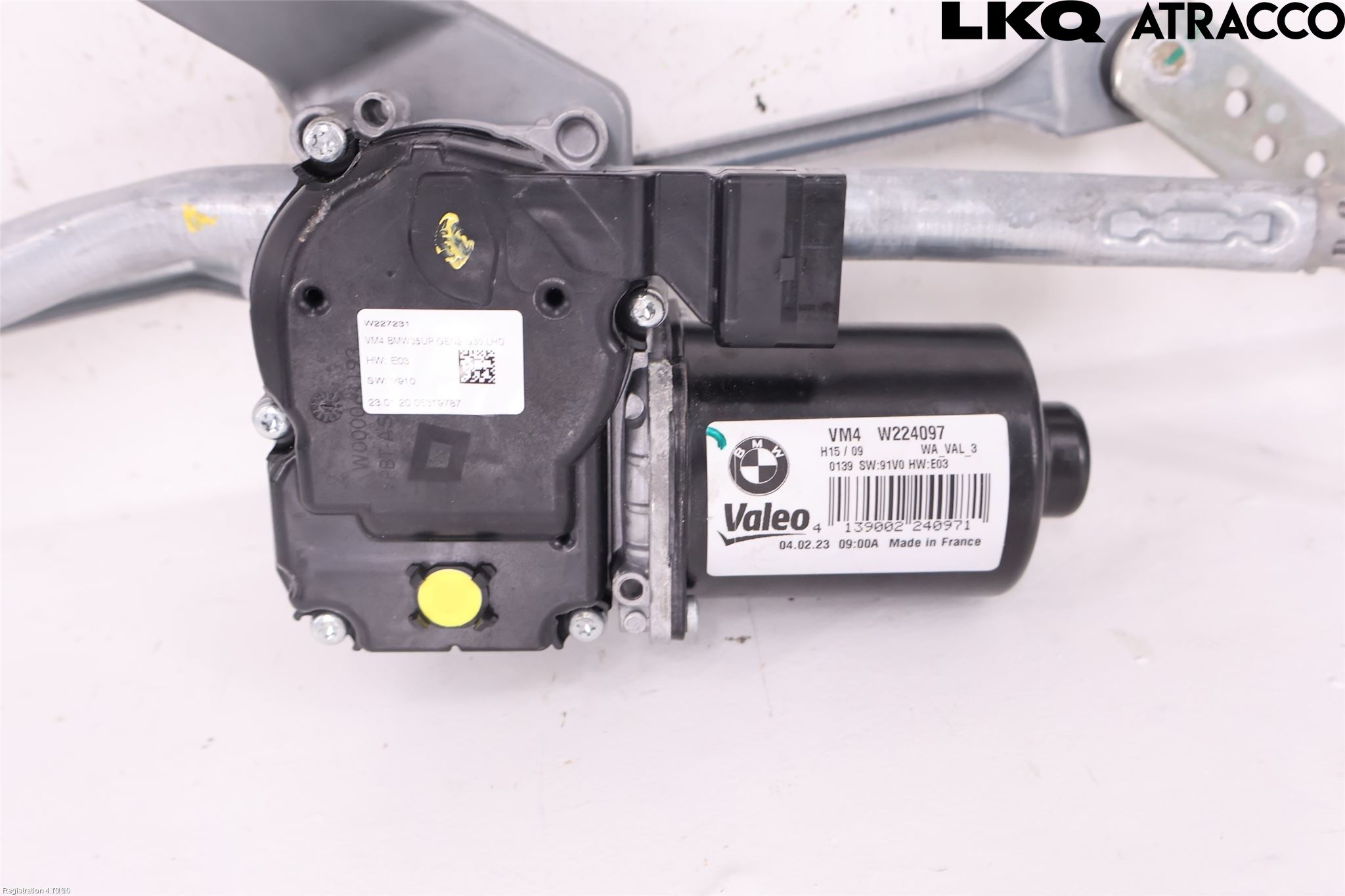 BMW 5 G30/G31/F90 17-23 Torkarmekanism Vindruta