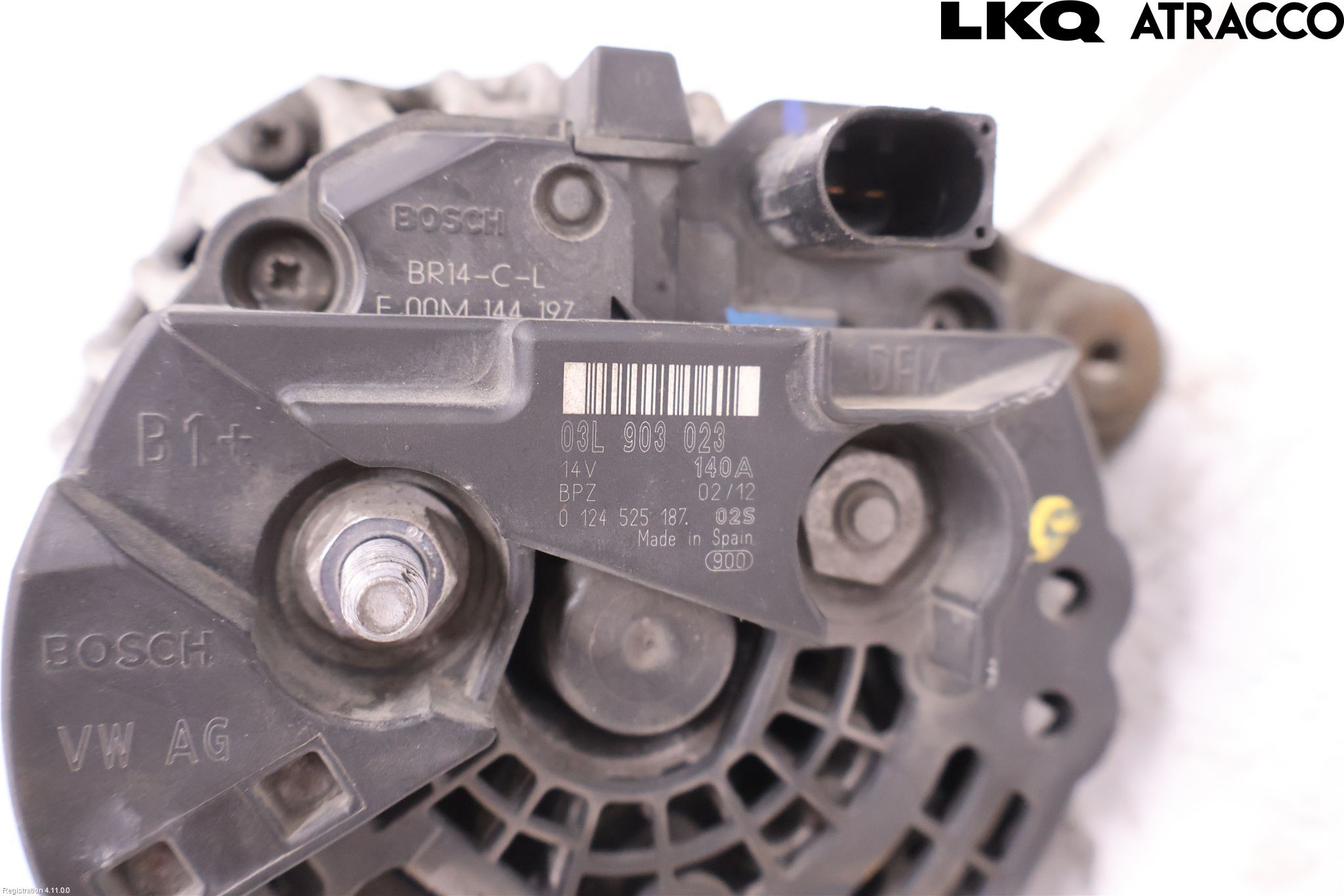 Volkswagen VW GOLF VI 09-13 Generator