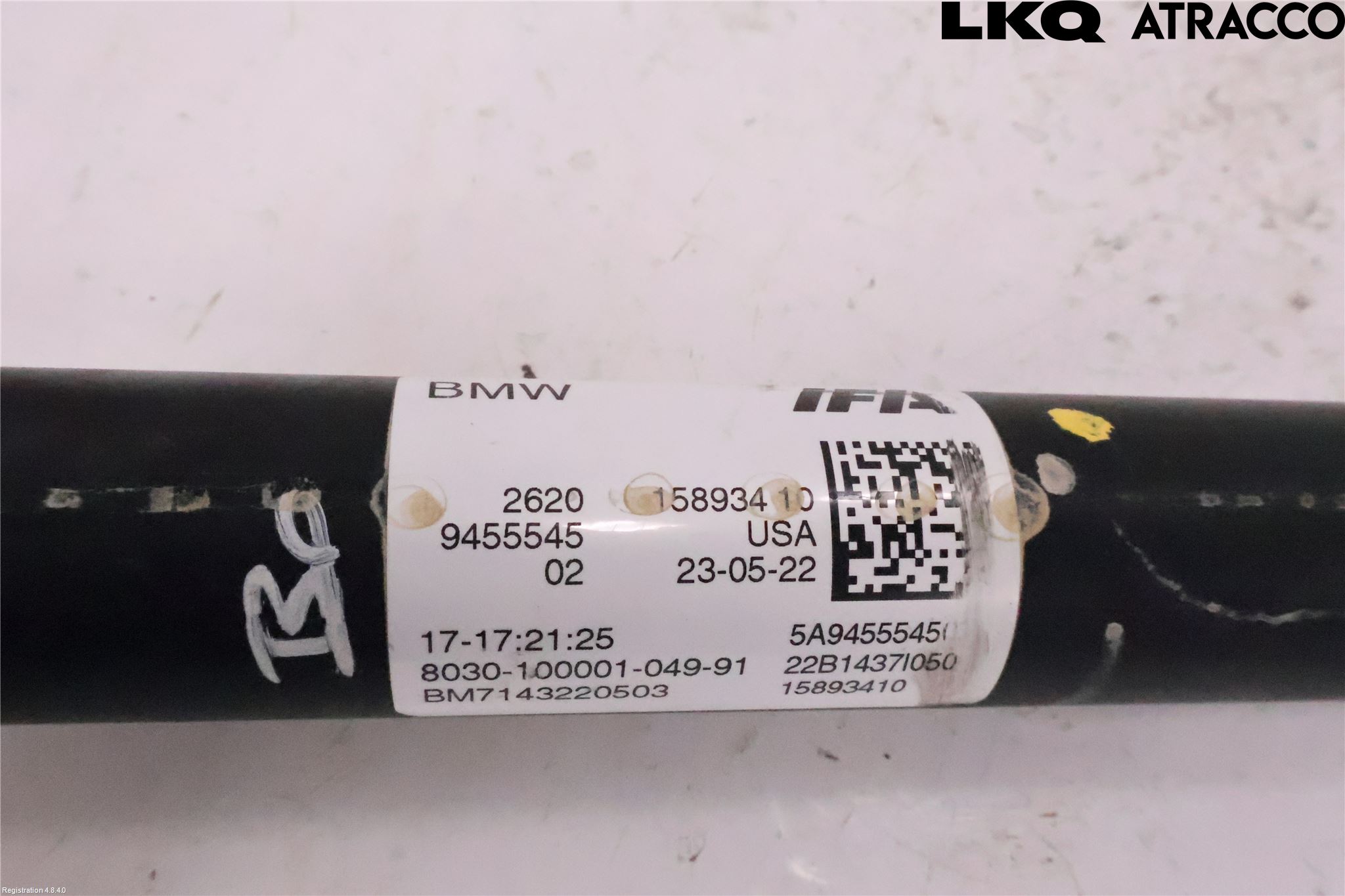 BMW X3 G01 18- Mellanaxel Främre