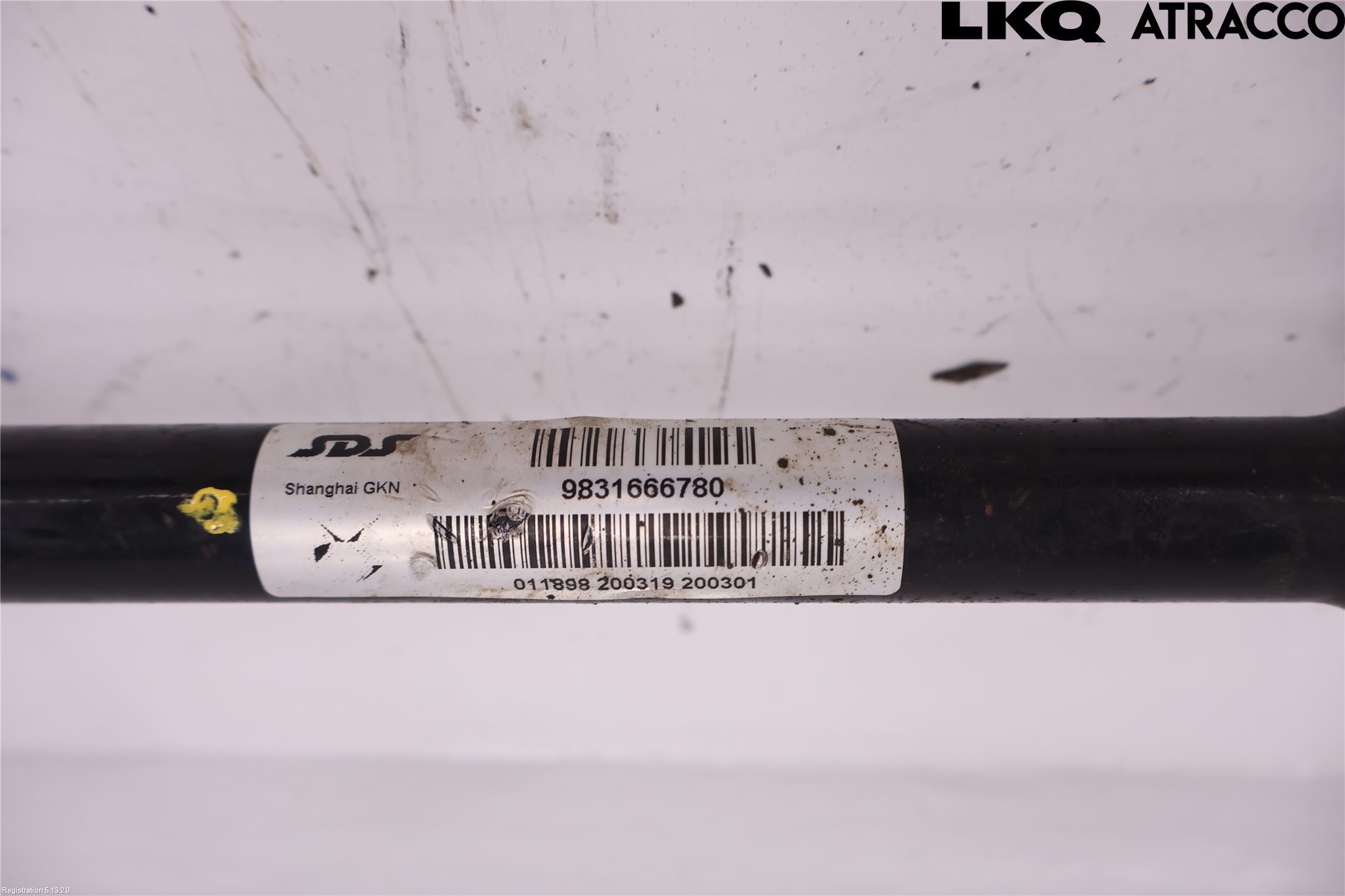 Peugeot 3008 17-24 Drivaxel Fram Höger