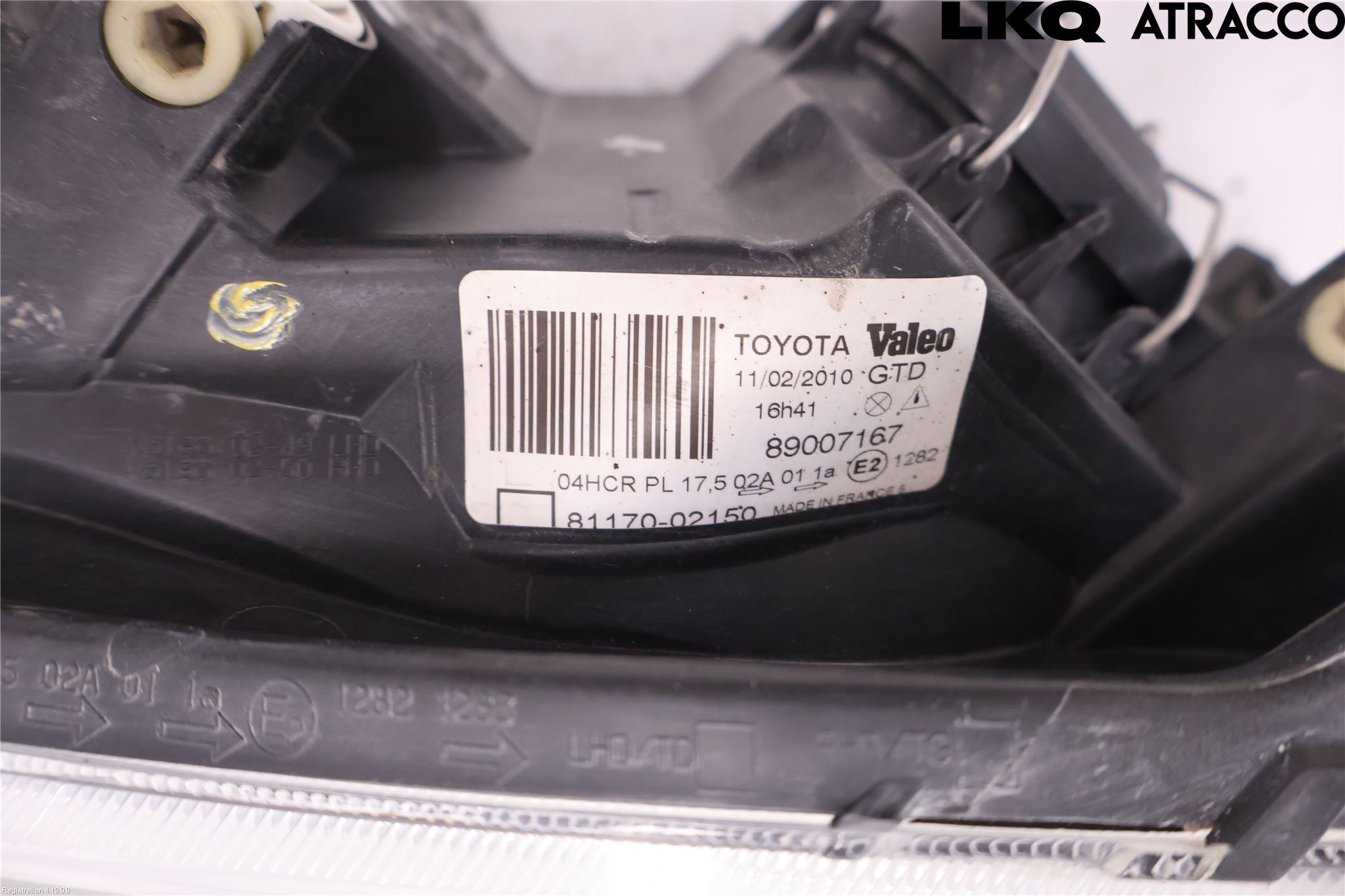 Toyota COROLLA 02-07 Strålkastare Vänster