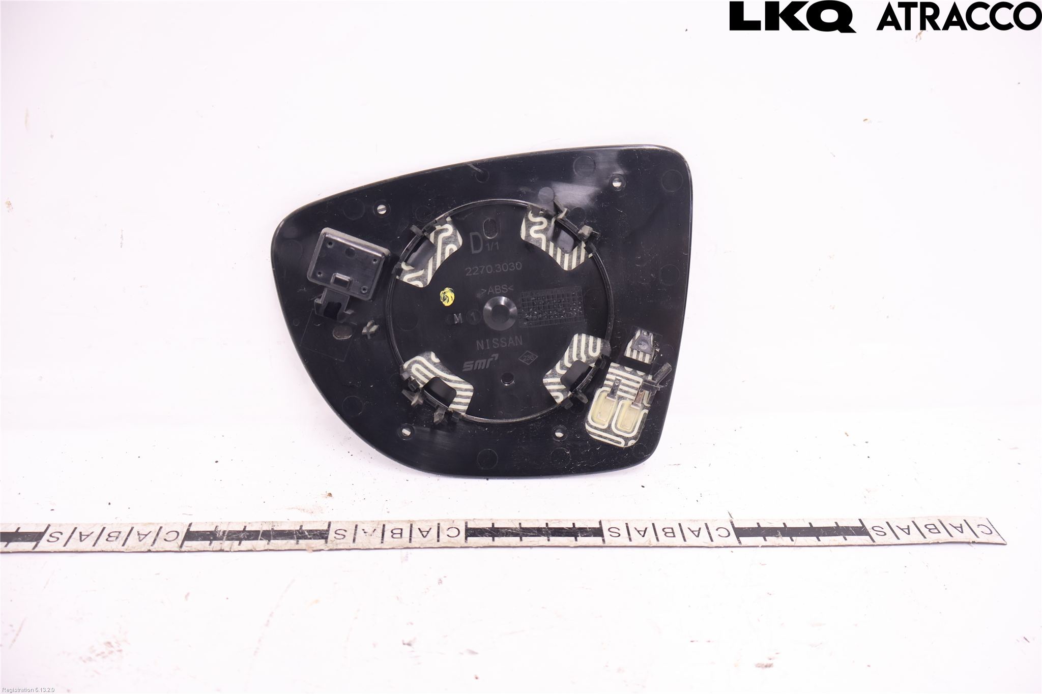 Nissan LEAF 18- Spegelglas Hö