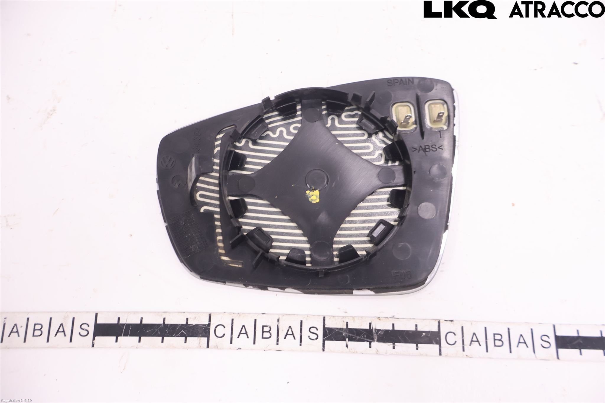 Volkswagen VW POLO 10-17 Spegelglas Hö