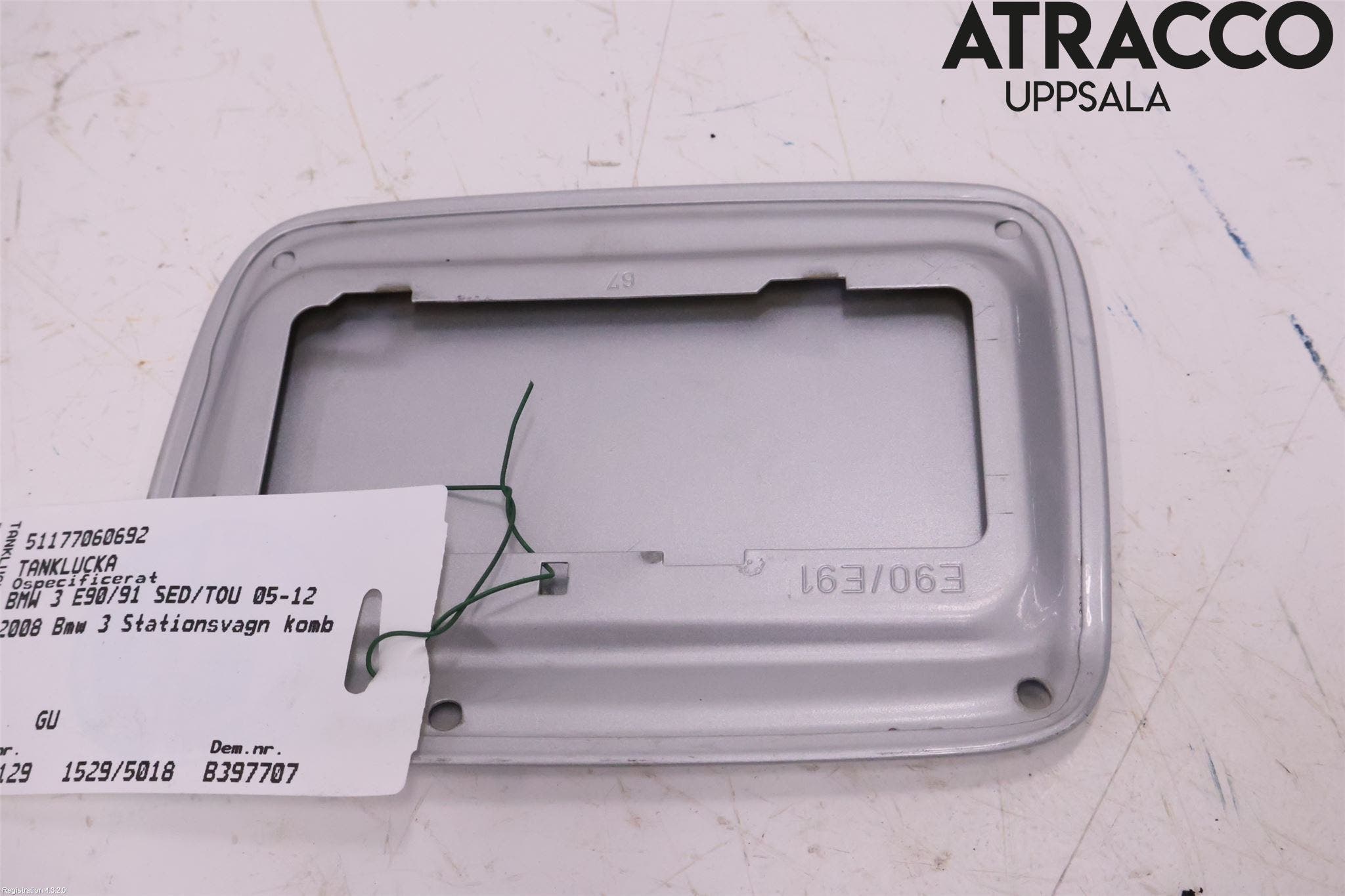 BMW 3 E90/91 SED/TOU 05-12 Tanklucka