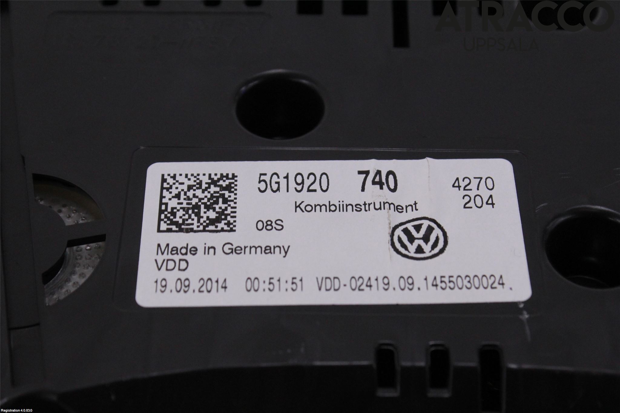 Volkswagen VW GOLF / E-GOLF VII 13-20 Instrument Komb