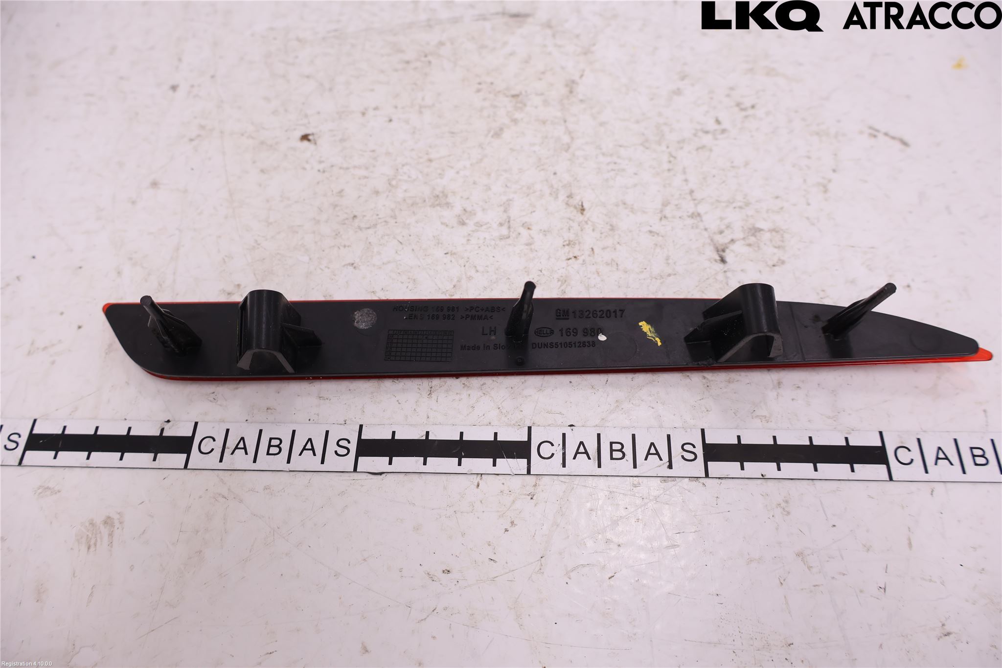 Opel ASTRA J 10-15 Dimljus/Reflex Bak