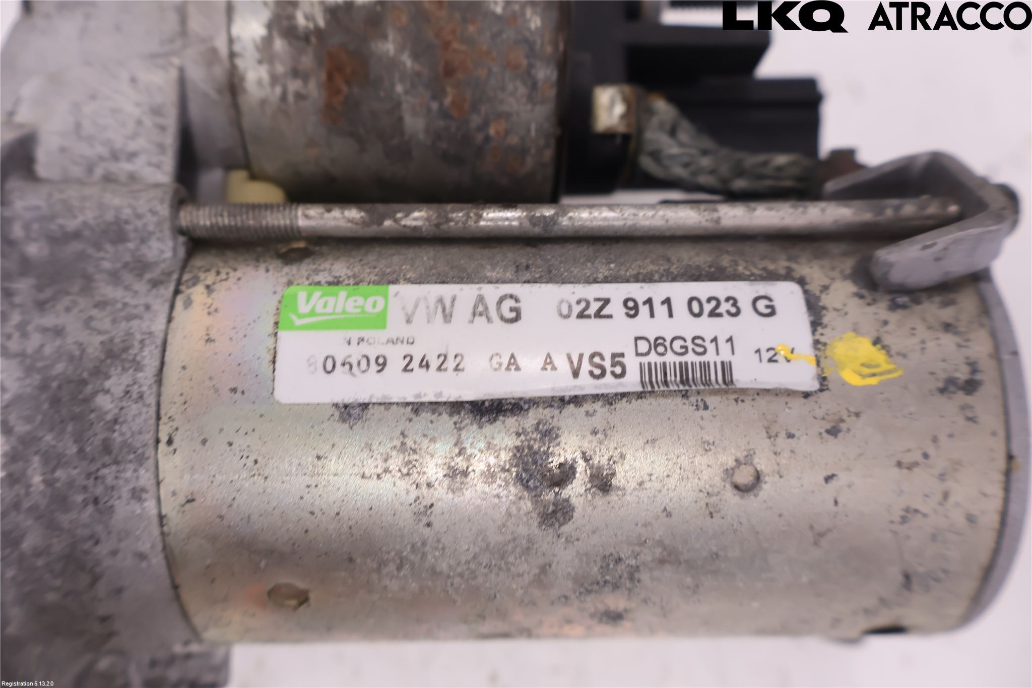 Volkswagen VW GOLF VI 09-13 Startmotor