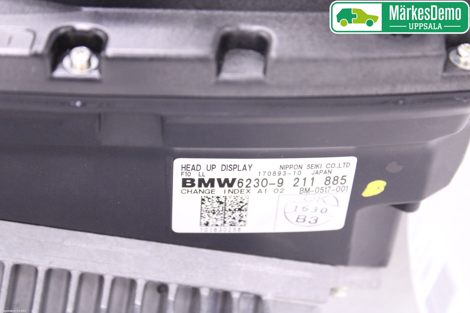 BMW 5 F10/F11/F18 09-17 Bildskärm