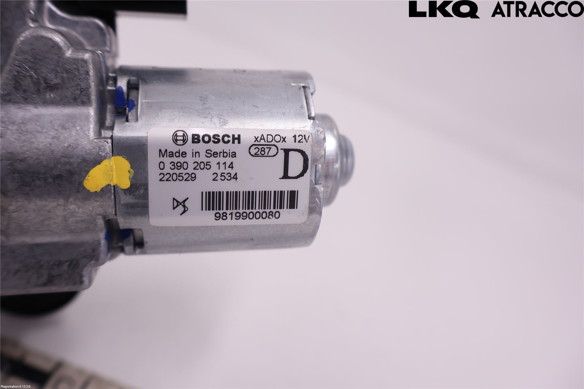 Opel CORSA F, CORSA-E 20- Torkarmotor Baklucka