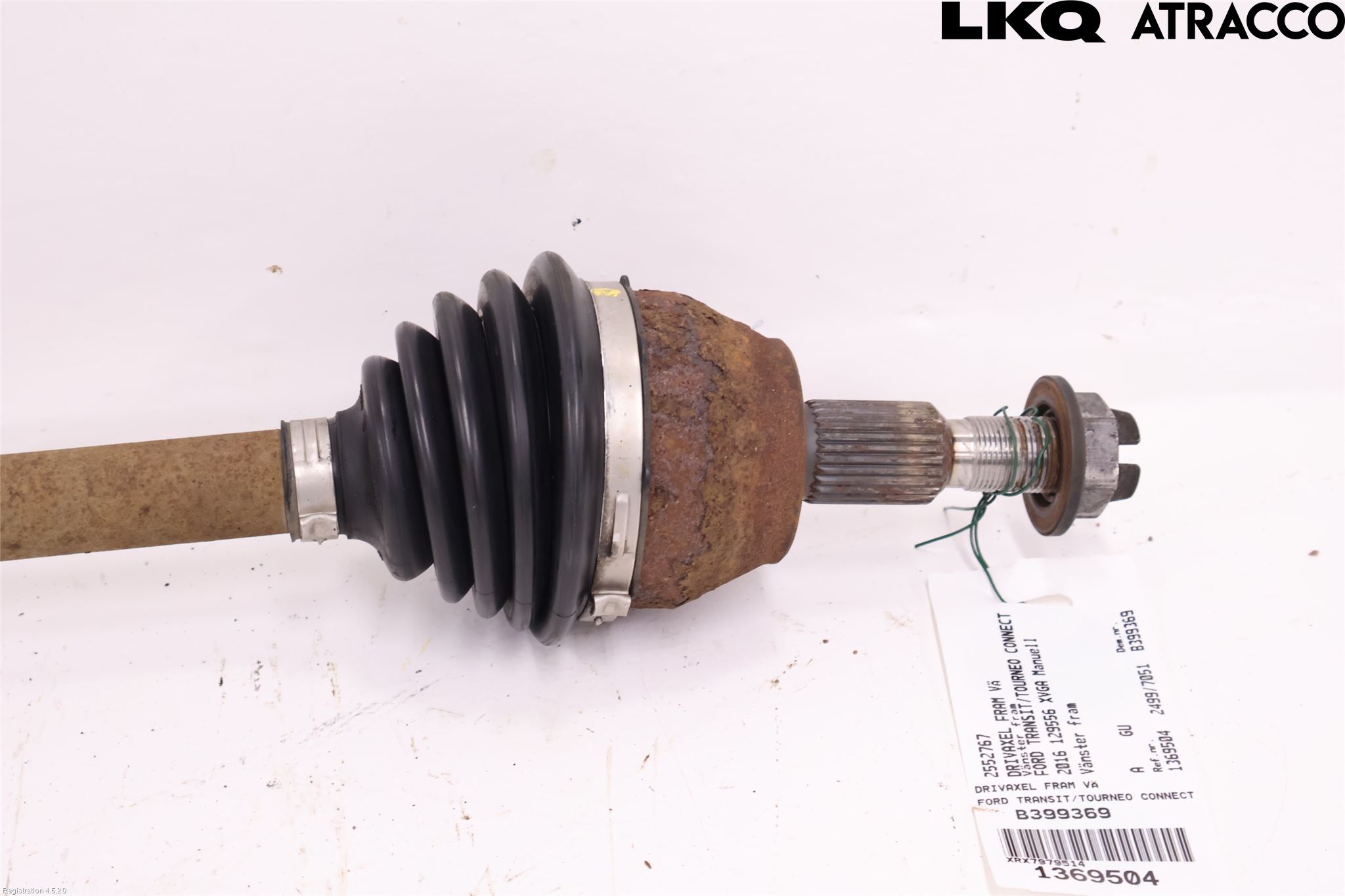 Ford TRANSIT/TOURNEO CONNECT 13-22 Drivaxel Fram Vänster