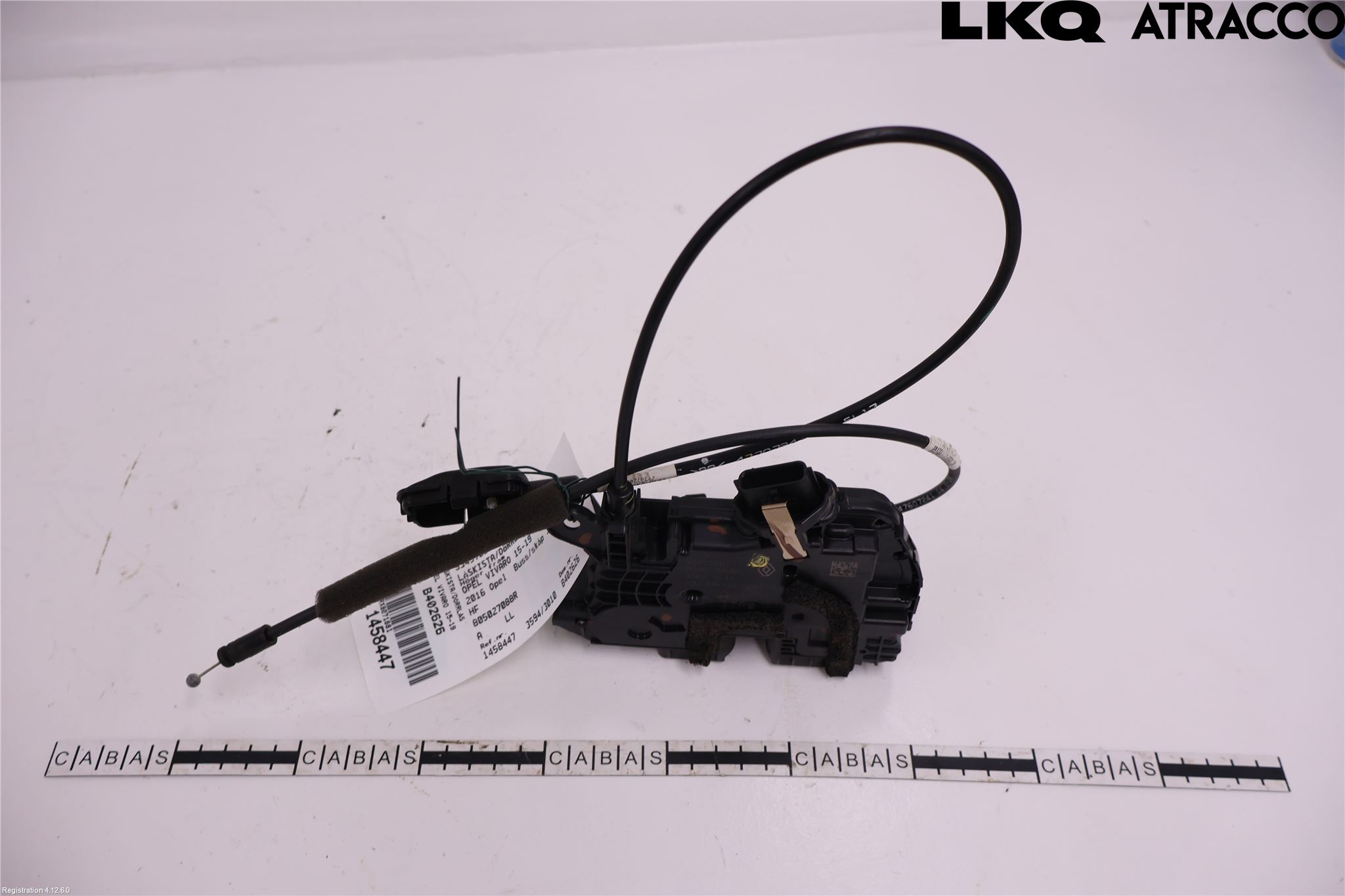 Opel VIVARO 15-19 Låskista-Dörrlås