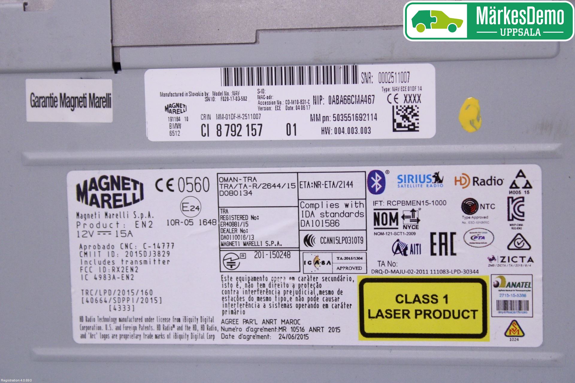 BMW 2 F45 Active Tourer 14-21 Gps Navigator