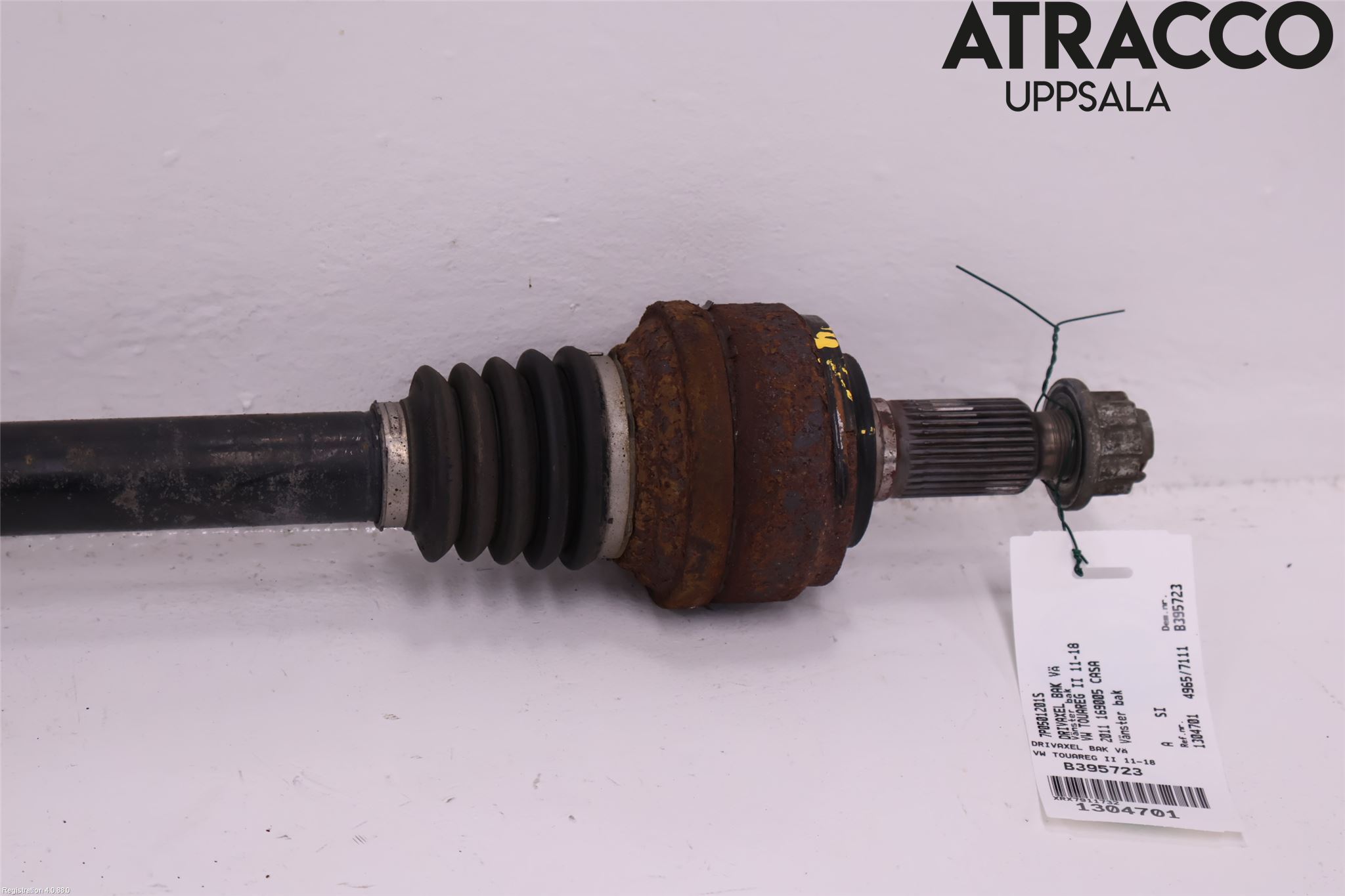 Volkswagen VW TOUAREG 7P 11-18 Drivaxel Bak Vänster