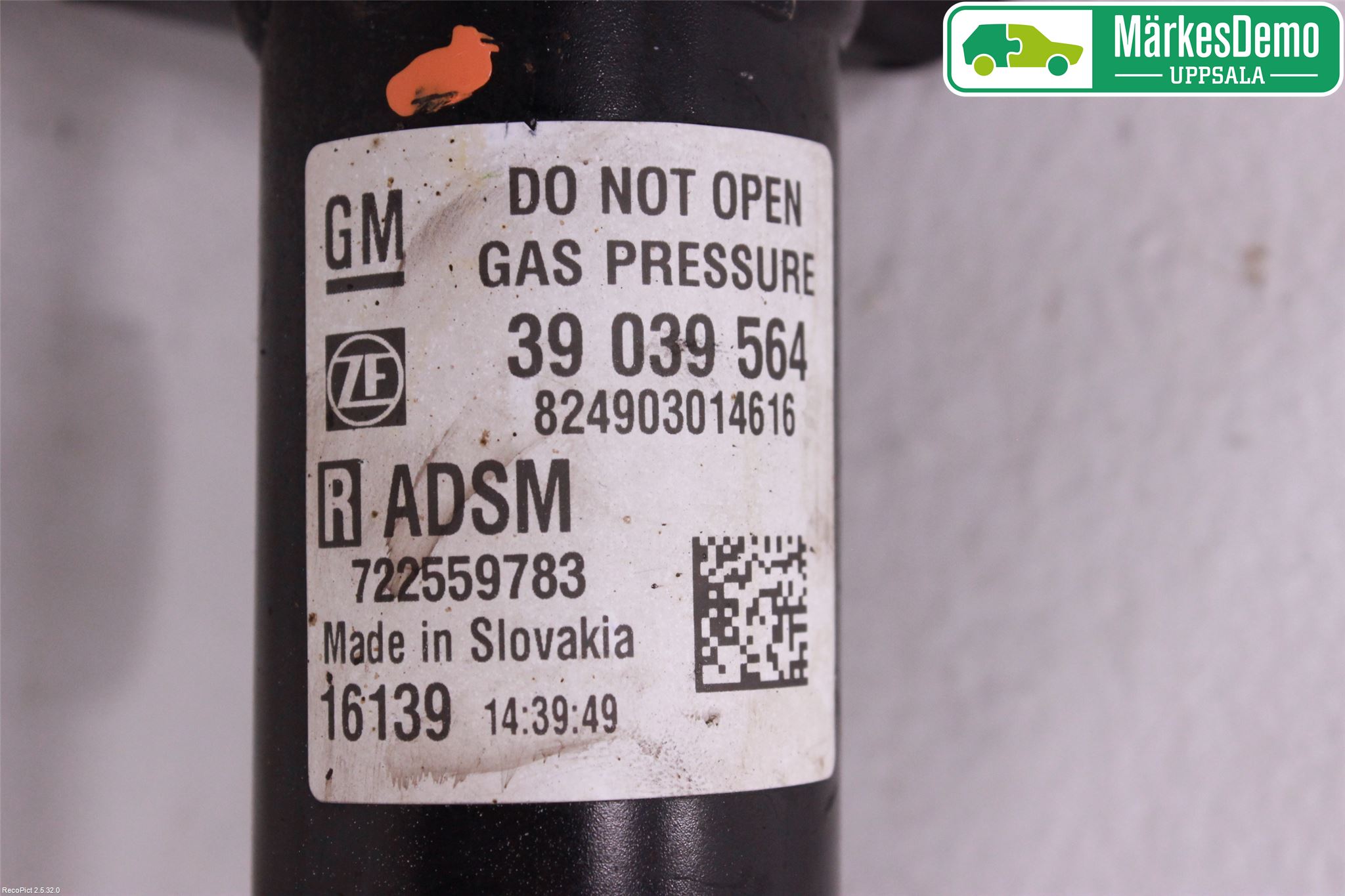 Opel ASTRA K 16-22 Fjäderben Fram Höger