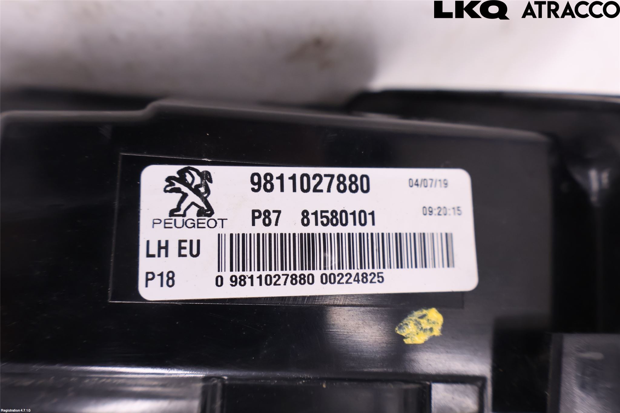 Peugeot 5008 17-24 Bakljus Lucka Vä