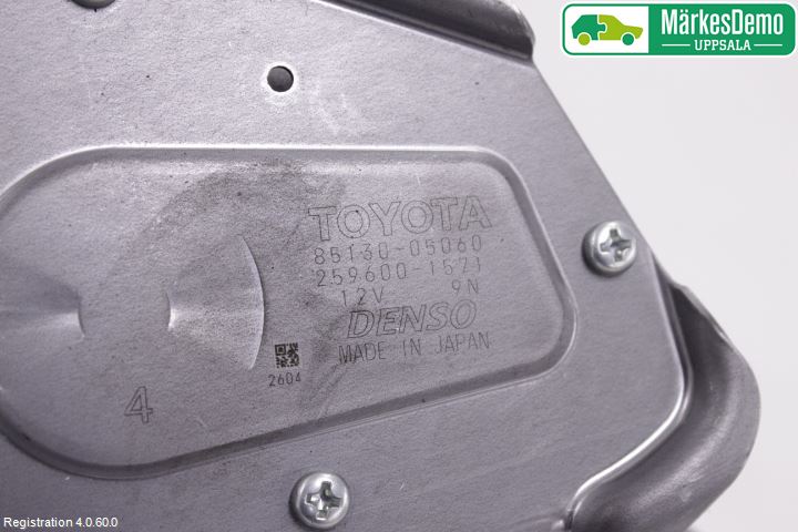 Toyota AVENSIS 09-15 Torkarmotor Baklucka