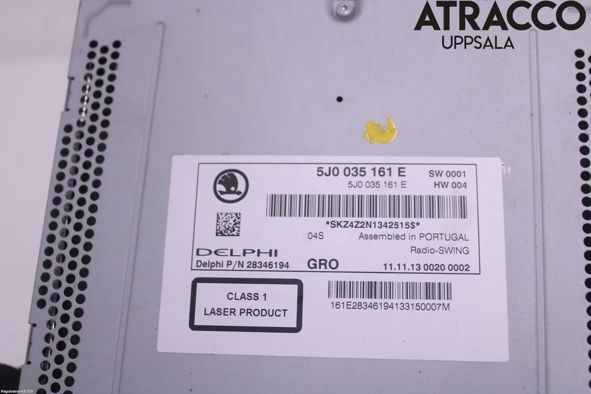 Skoda RAPID Cd Radio - Multimediapanel