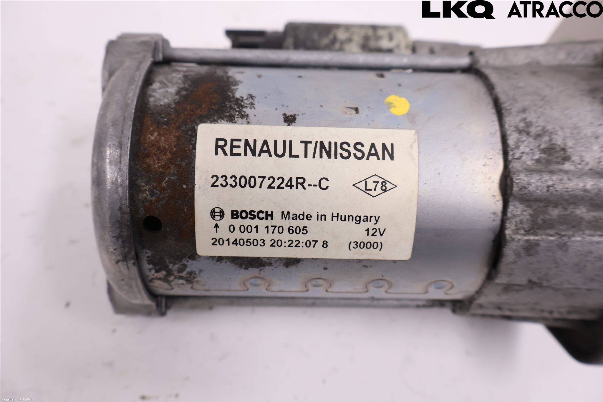 Renault MEGANE III 09-15 Startmotor Diesel